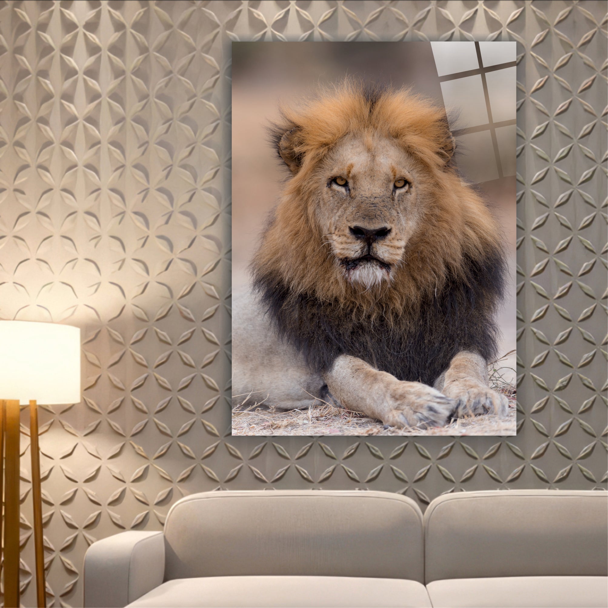 ASLAN-31 Güçlü Erkek Aslan Portresi