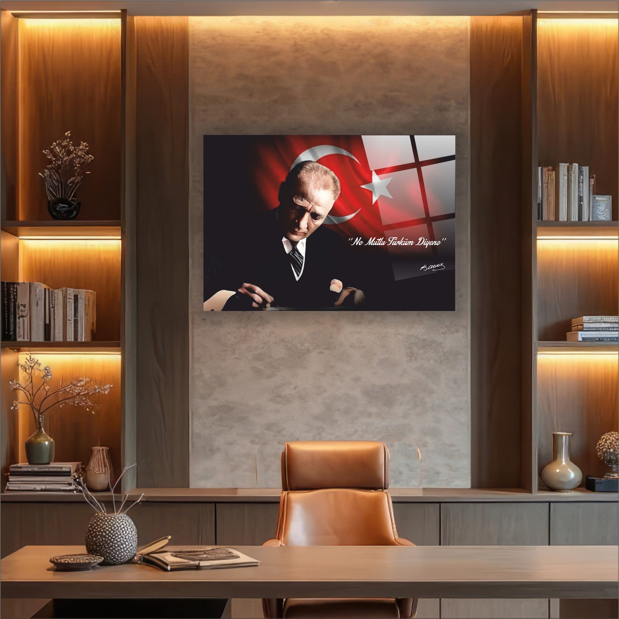 Atatürk Cam Tablo