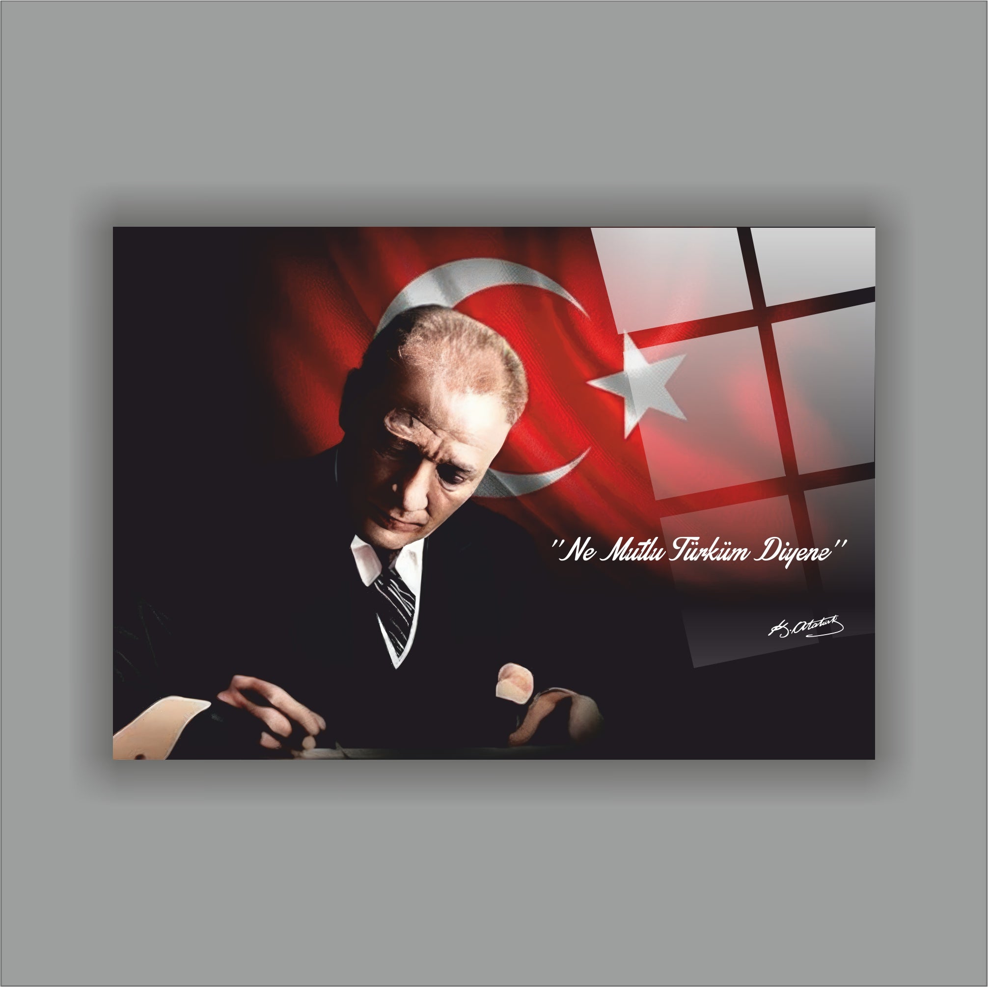Atatürk Cam Tablo