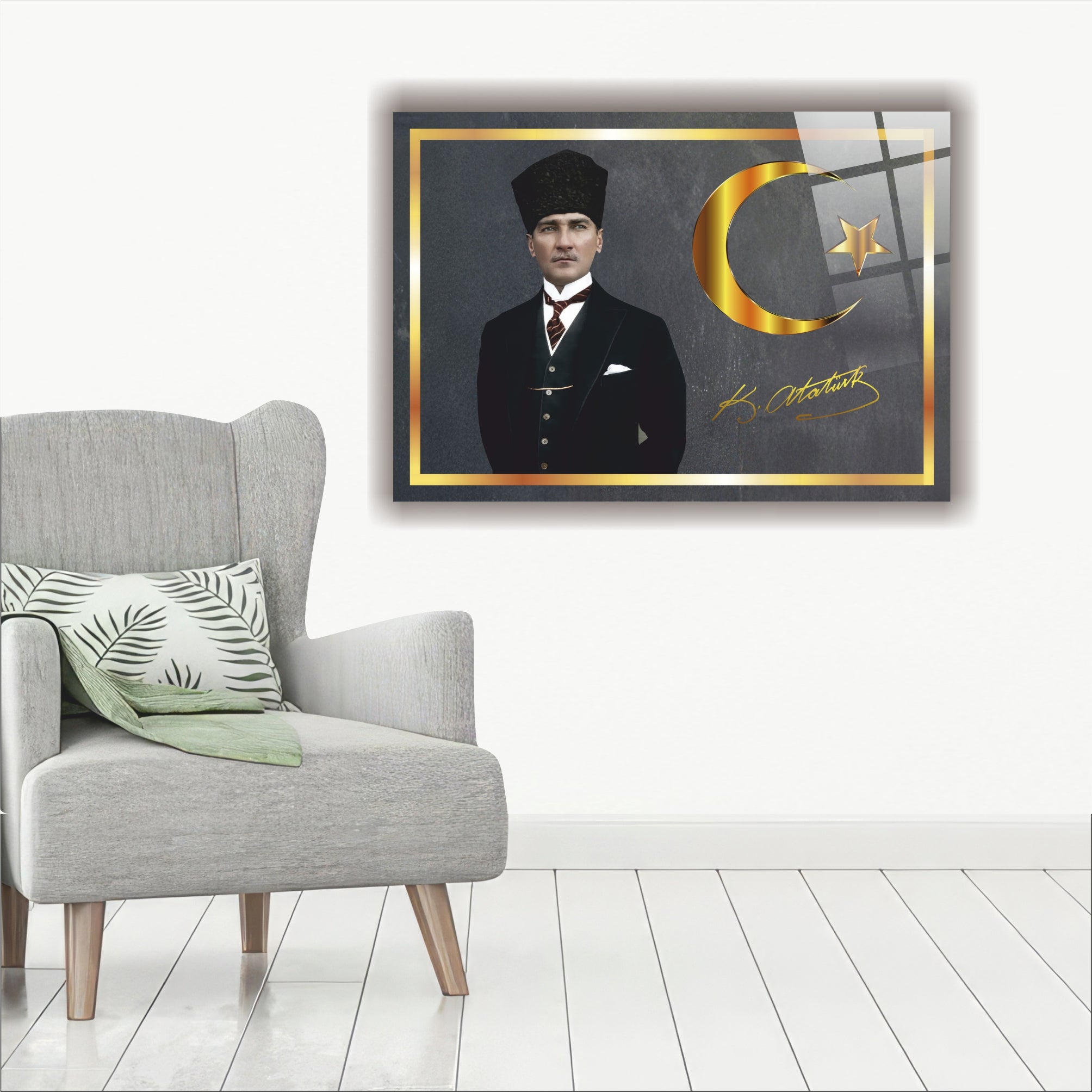 Atatürk Cam Tablo