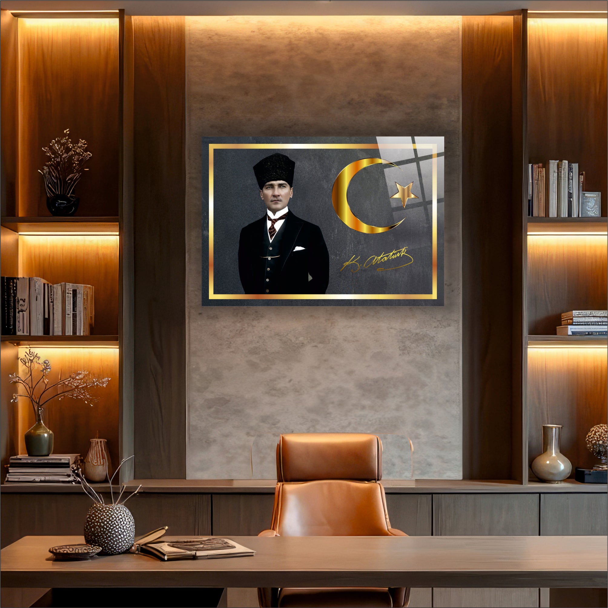 Atatürk Cam Tablo