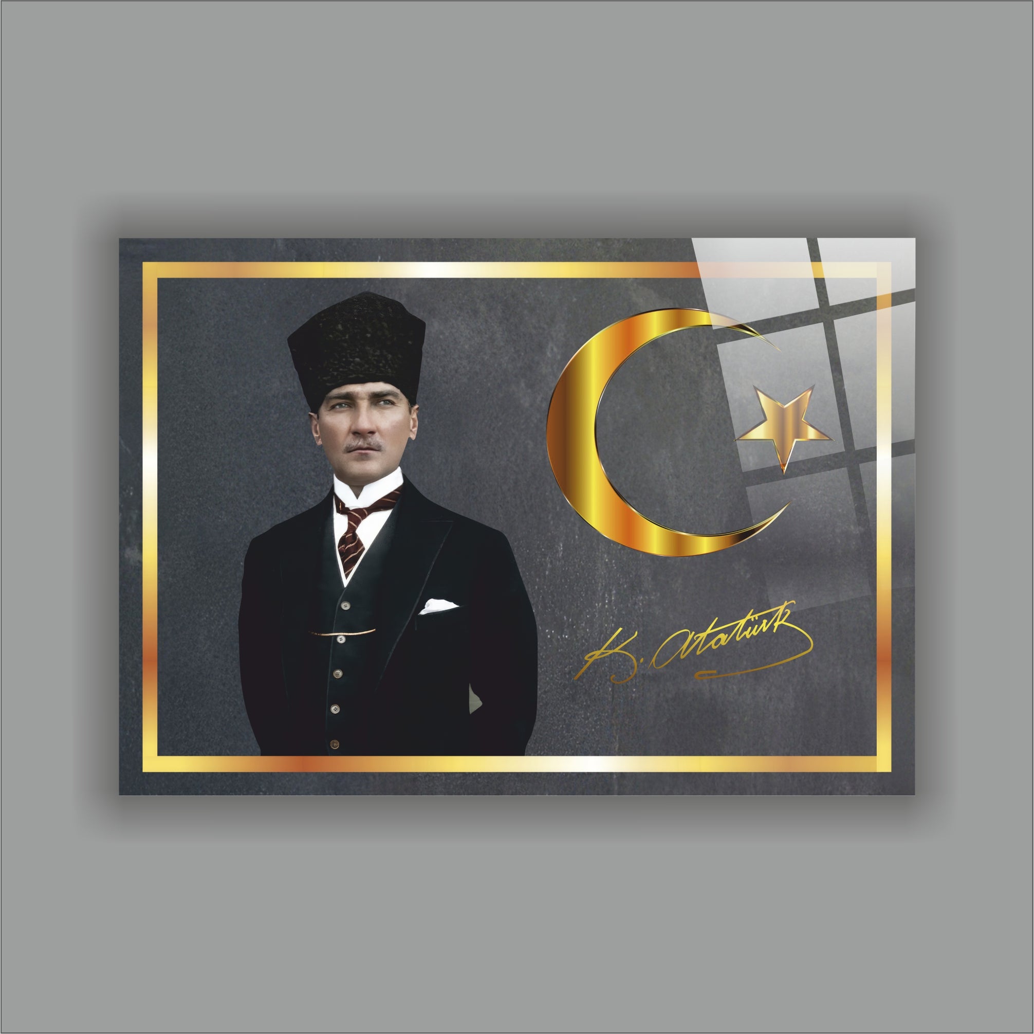 Atatürk Cam Tablo
