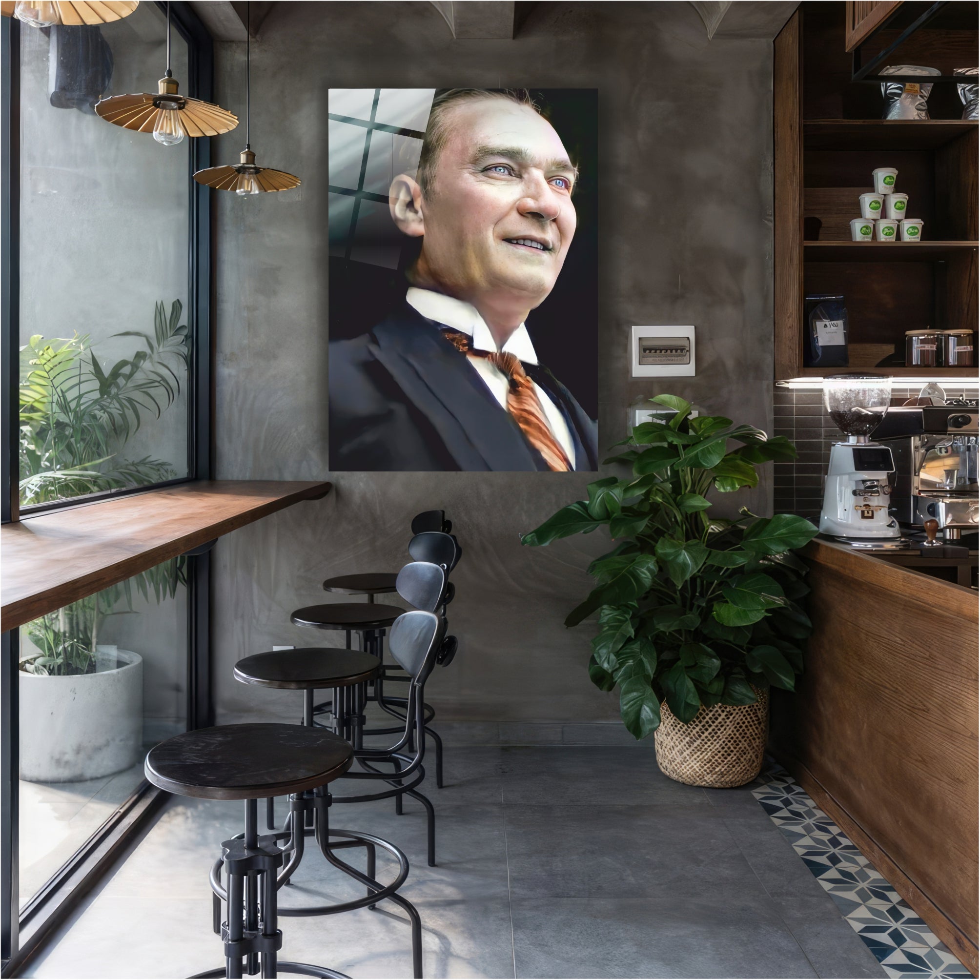 Atatürk Cam Tablo