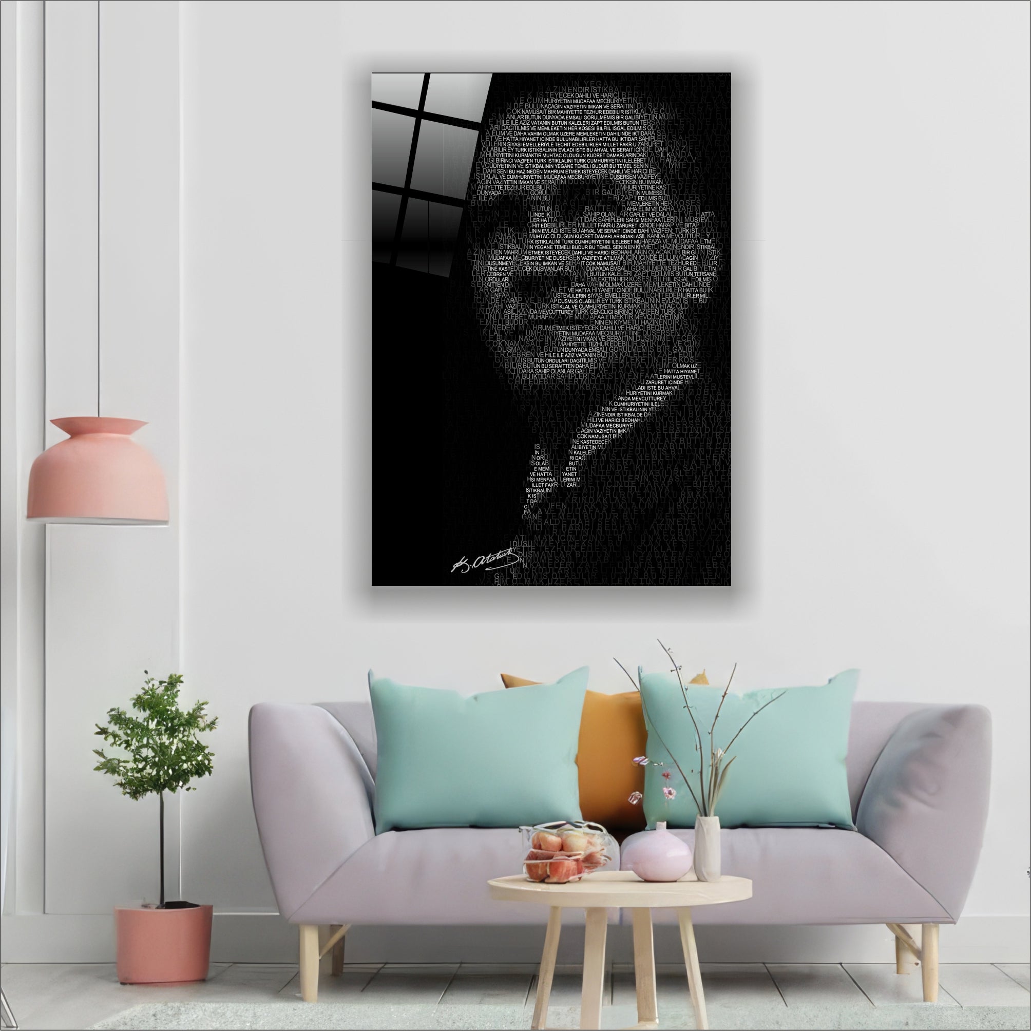 Atatürk Cam Tablo
