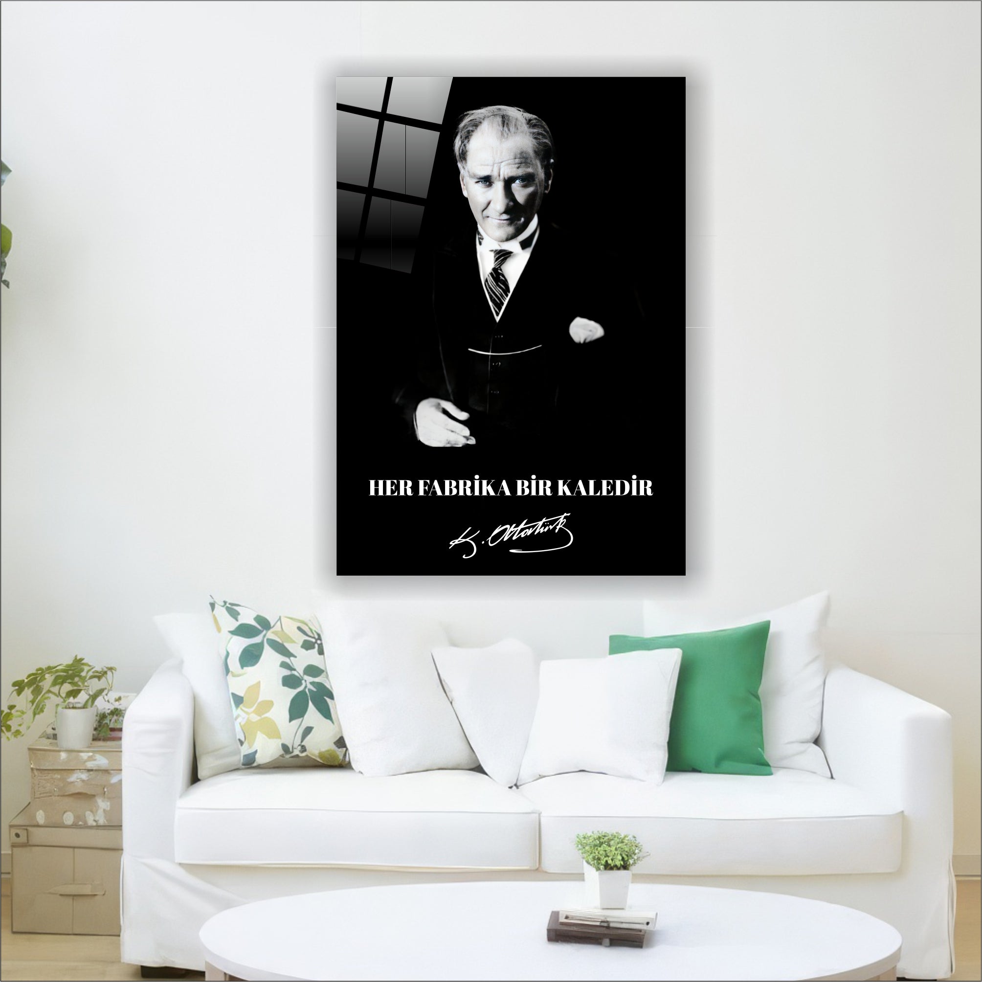 Atatürk Cam Tablo