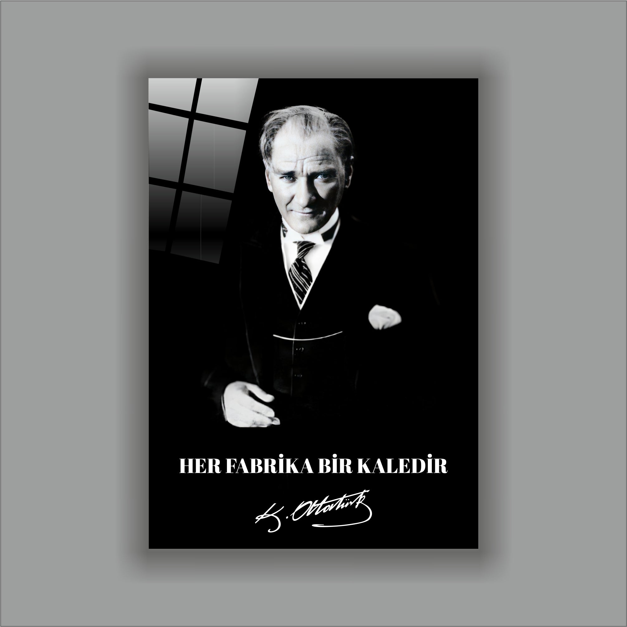 Atatürk Cam Tablo