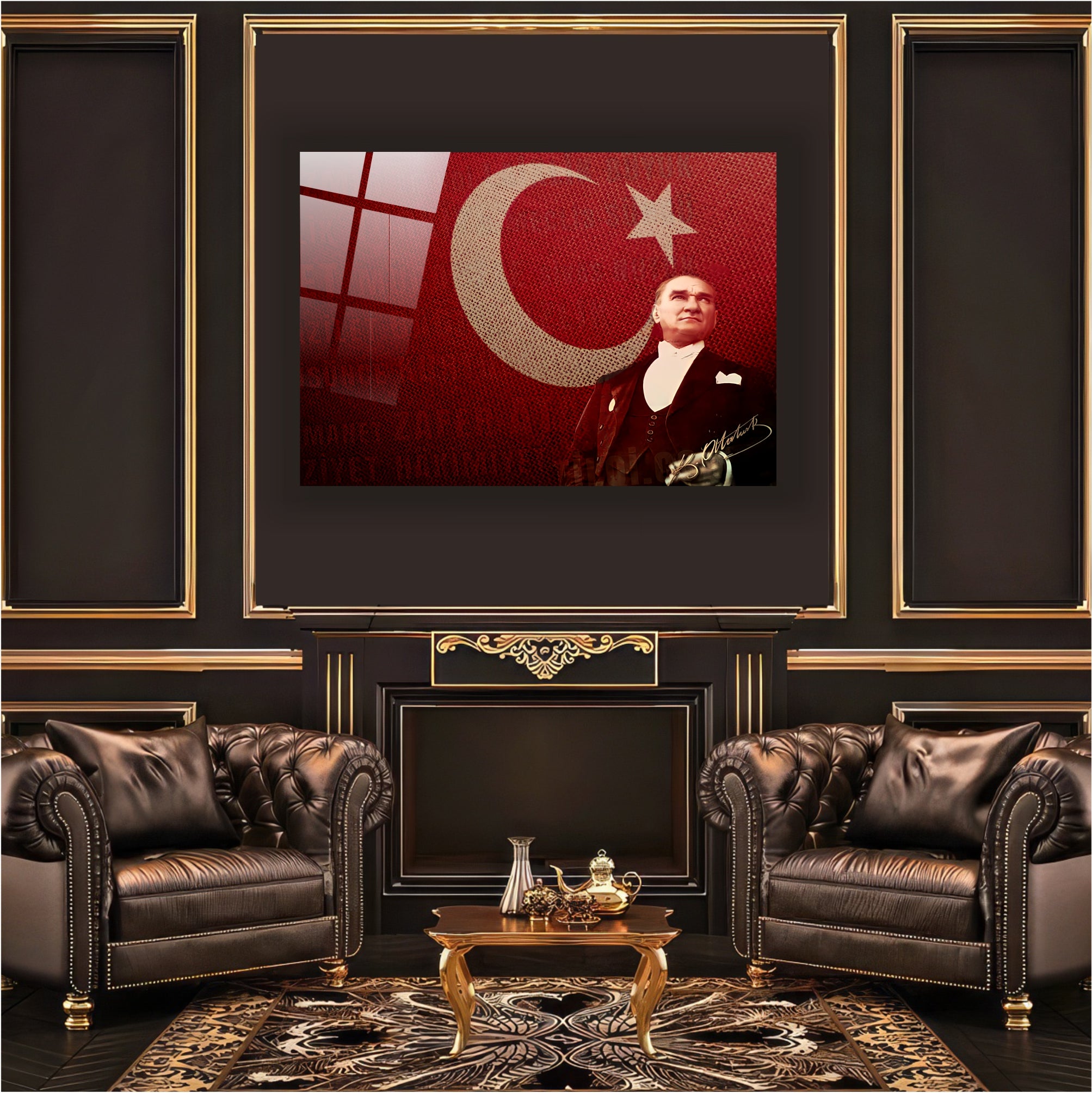 Atatürk Cam Tablo