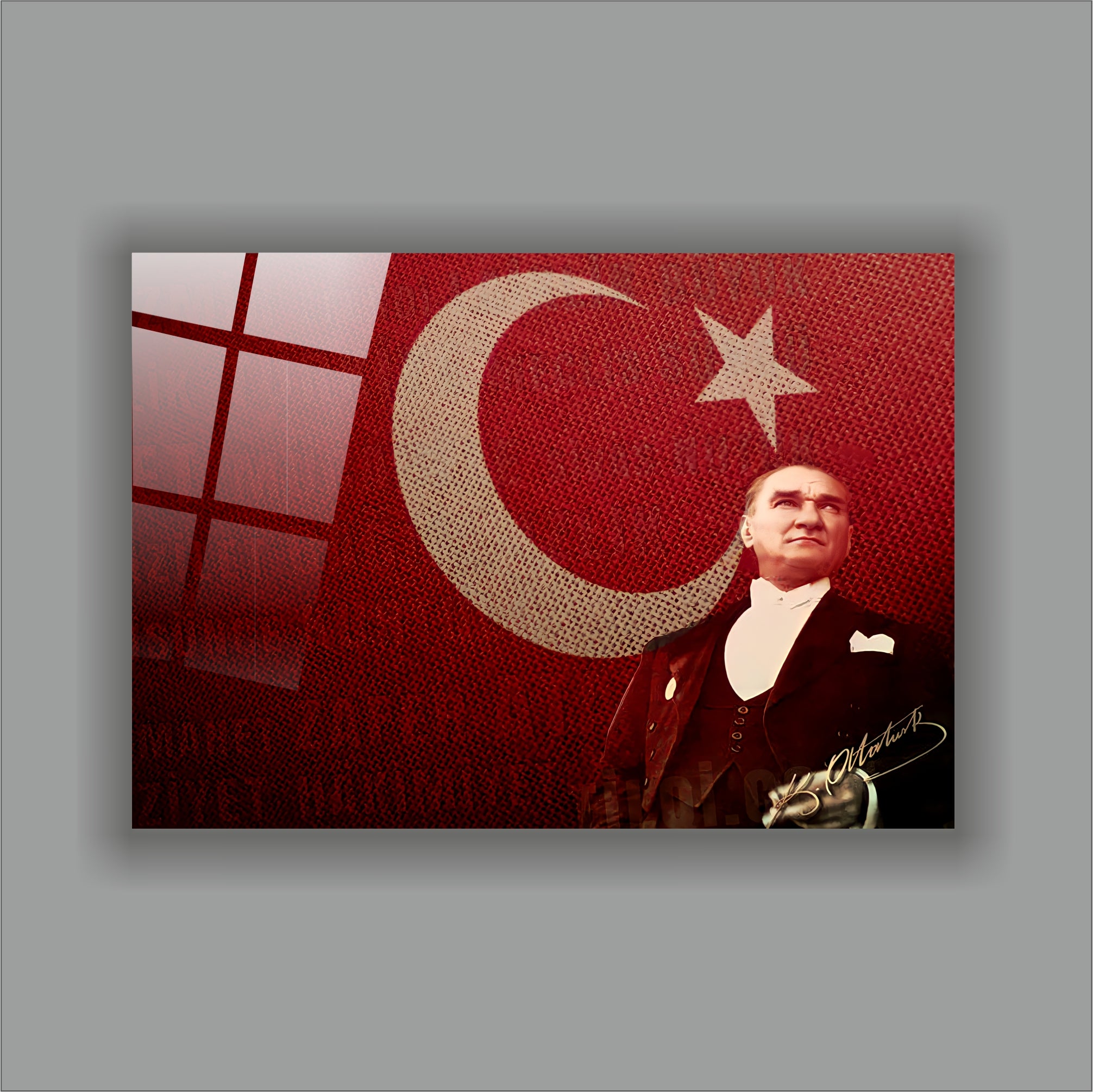 Atatürk Cam Tablo