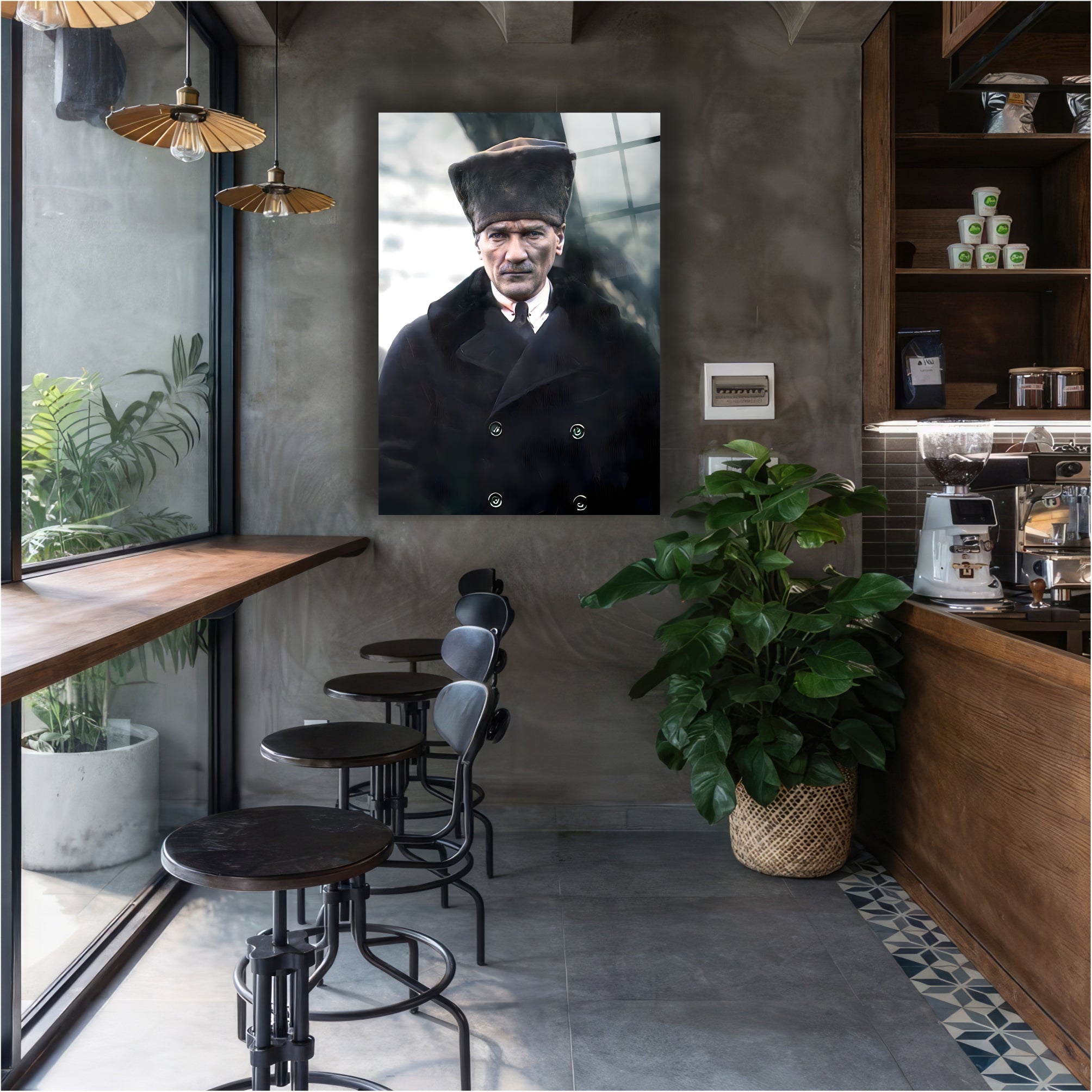 Atatürk Cam Tablo