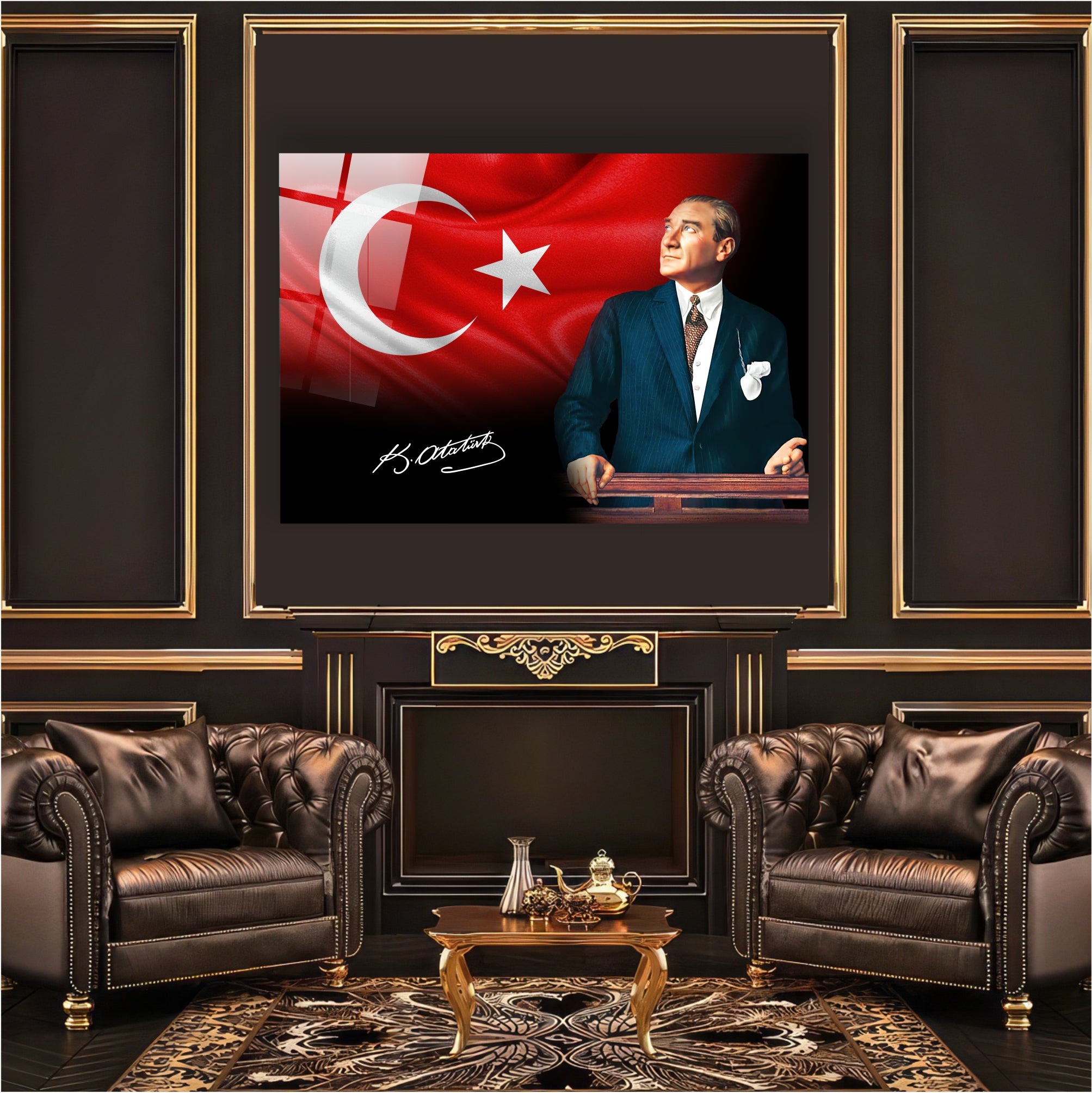 Atatürk Cam Tablo