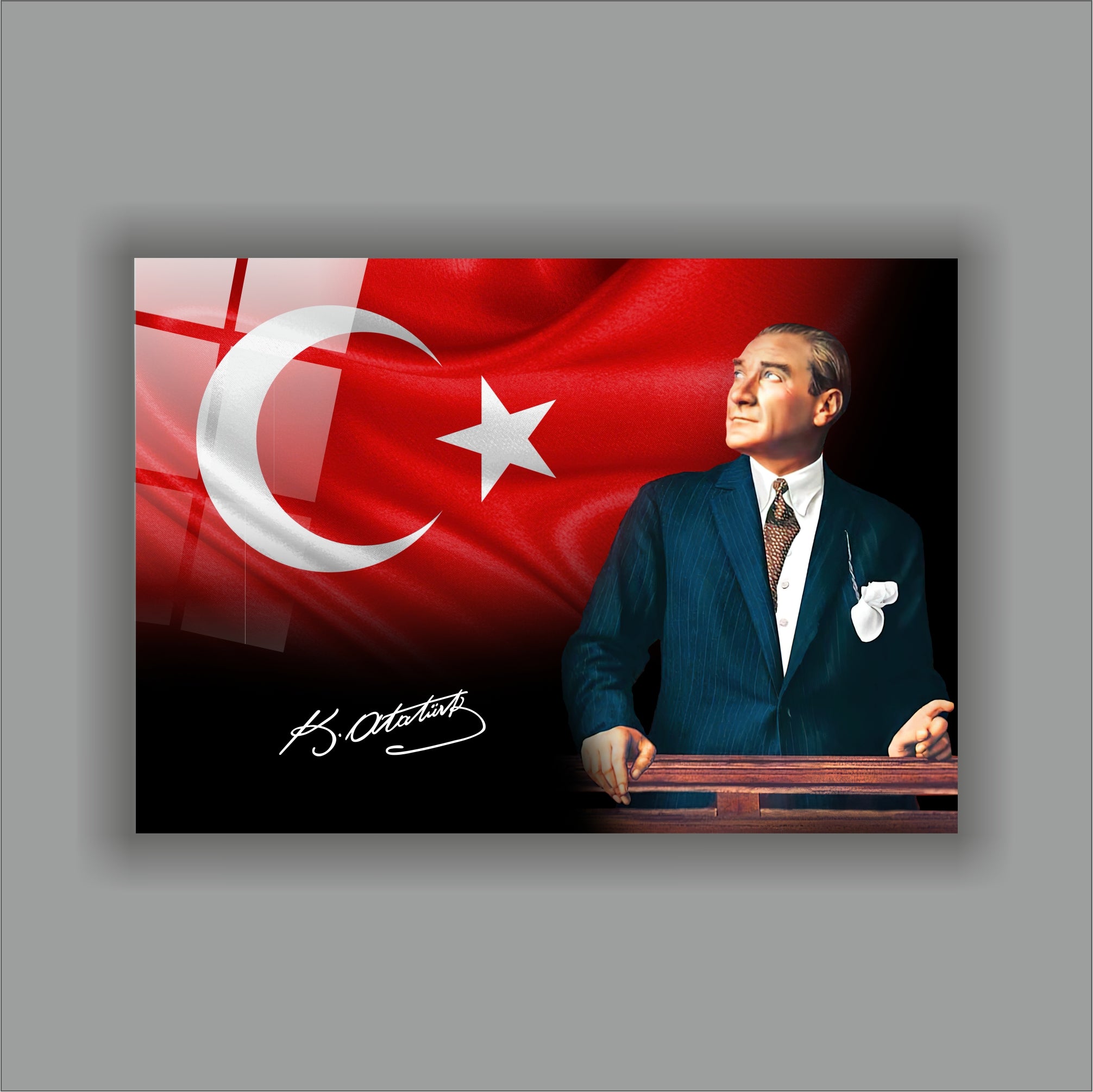 Atatürk Cam Tablo