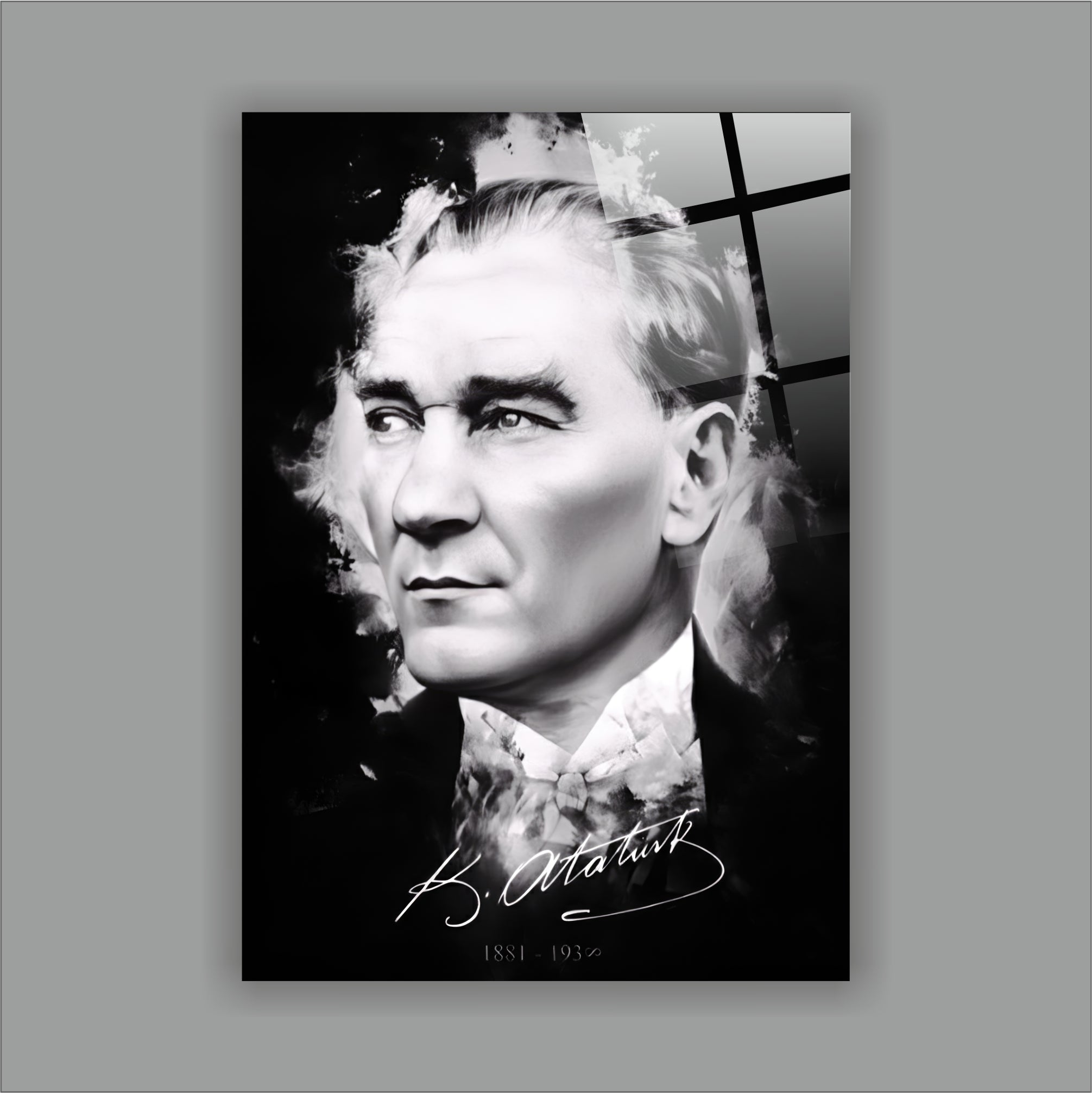 Atatürk Cam Tablo