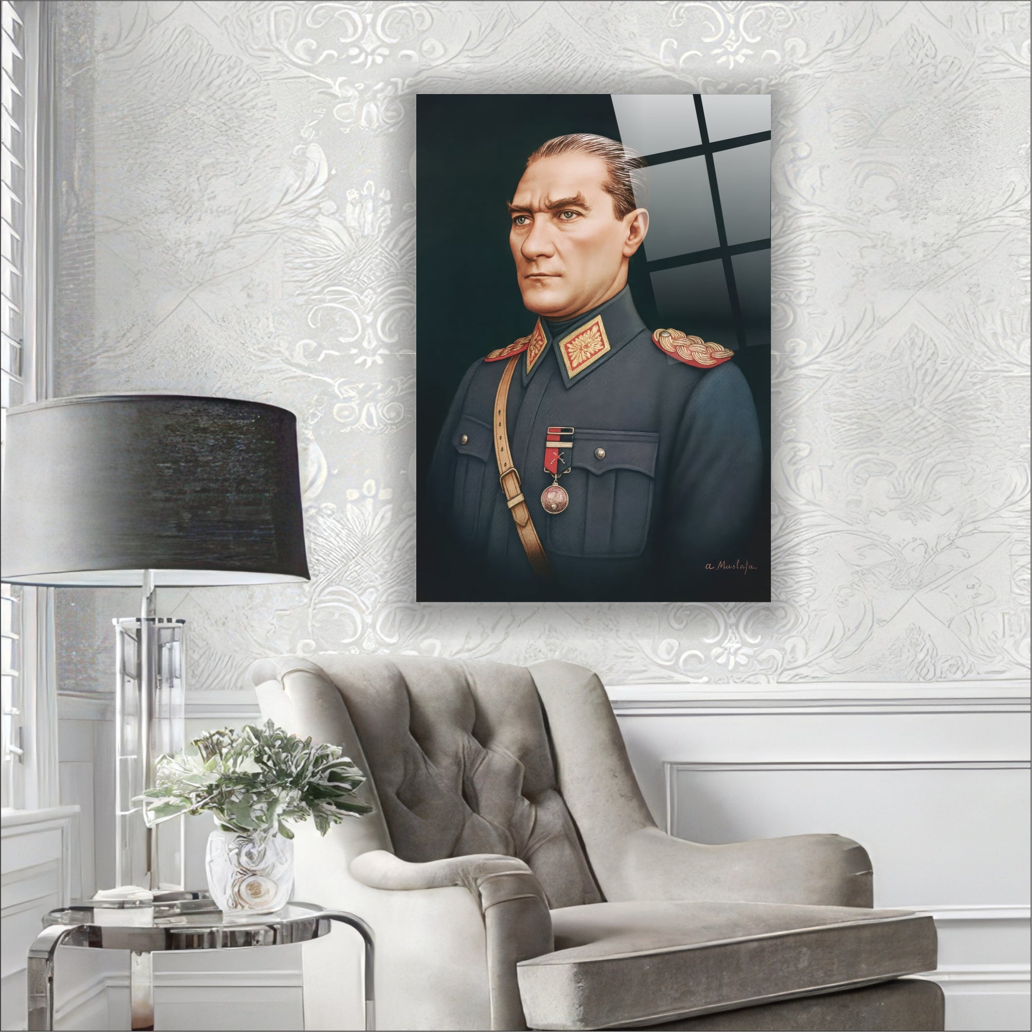 Atatürk Cam Tablo