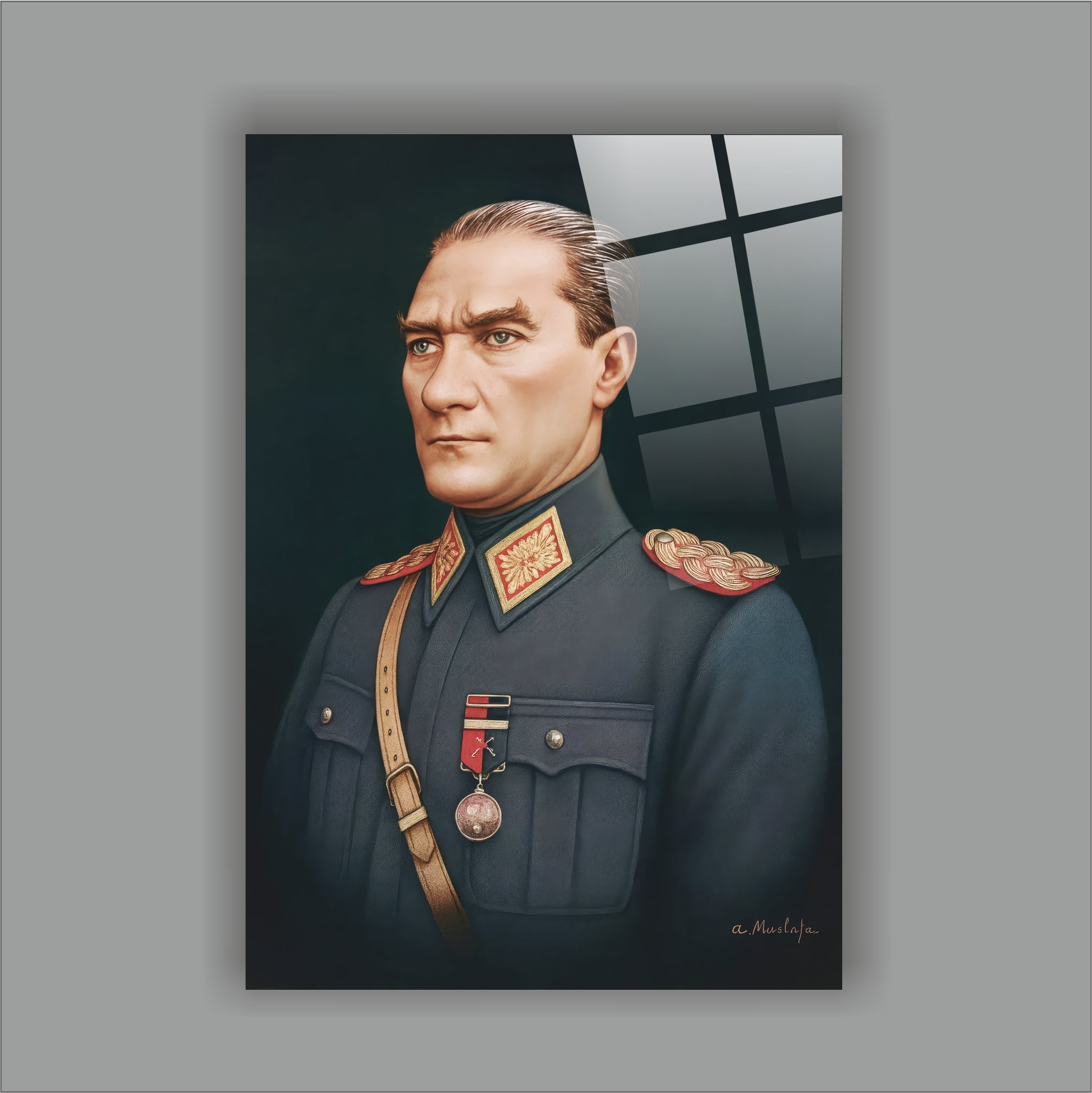 Atatürk Cam Tablo