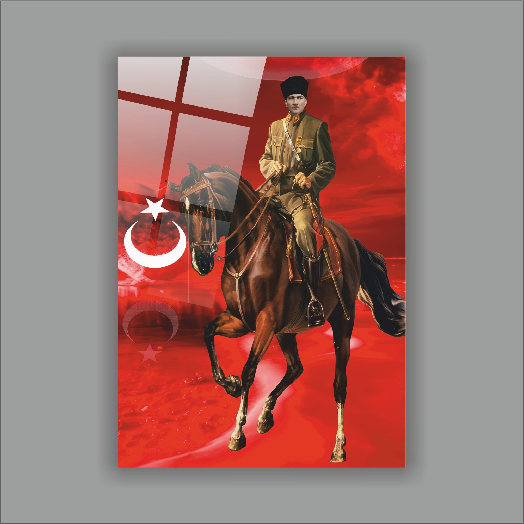 Atatürk Cam Tablo