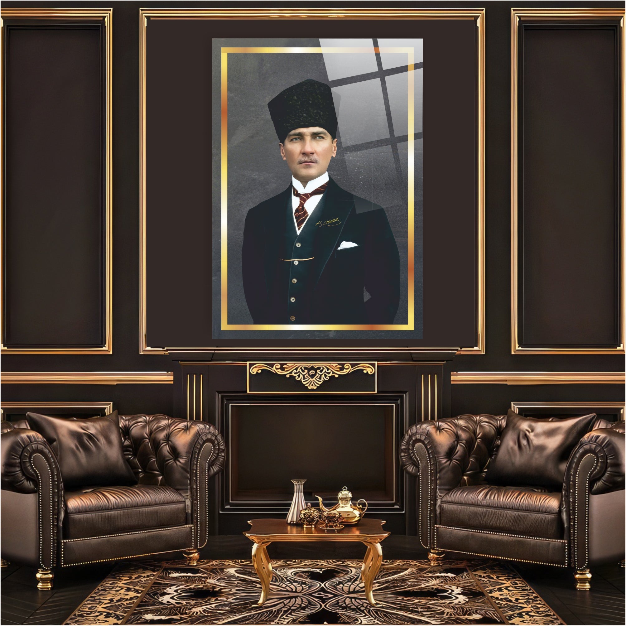 Atatürk Cam Tablo