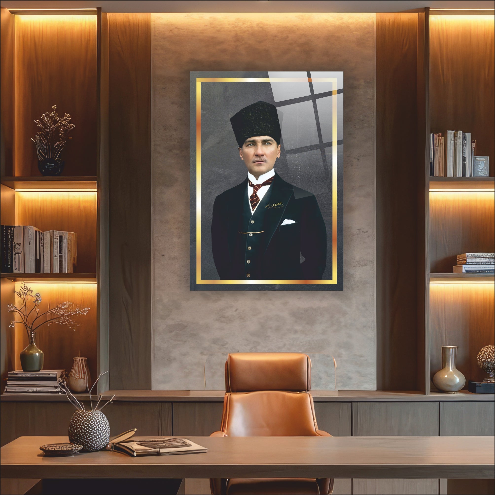 Atatürk Cam Tablo