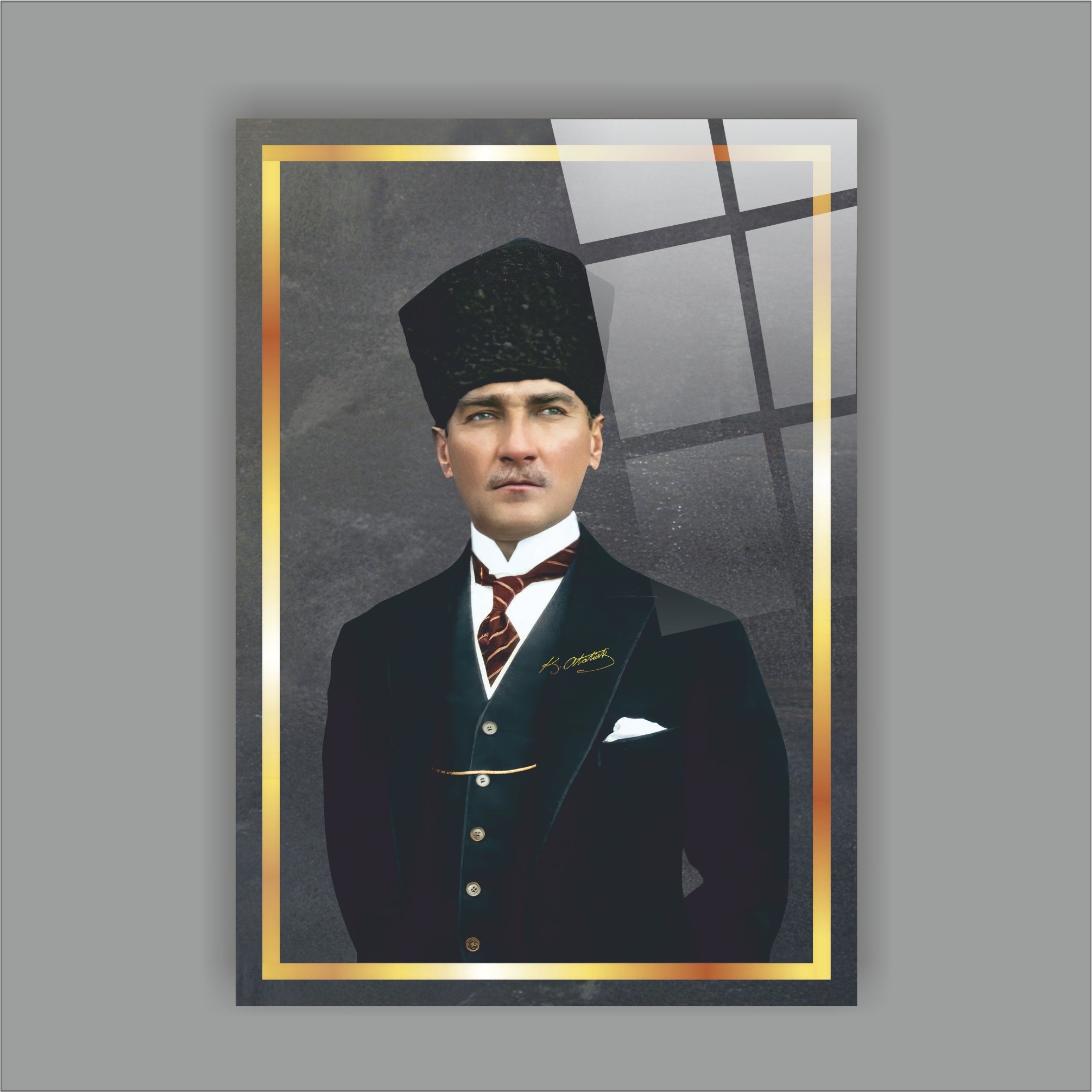 Atatürk Cam Tablo