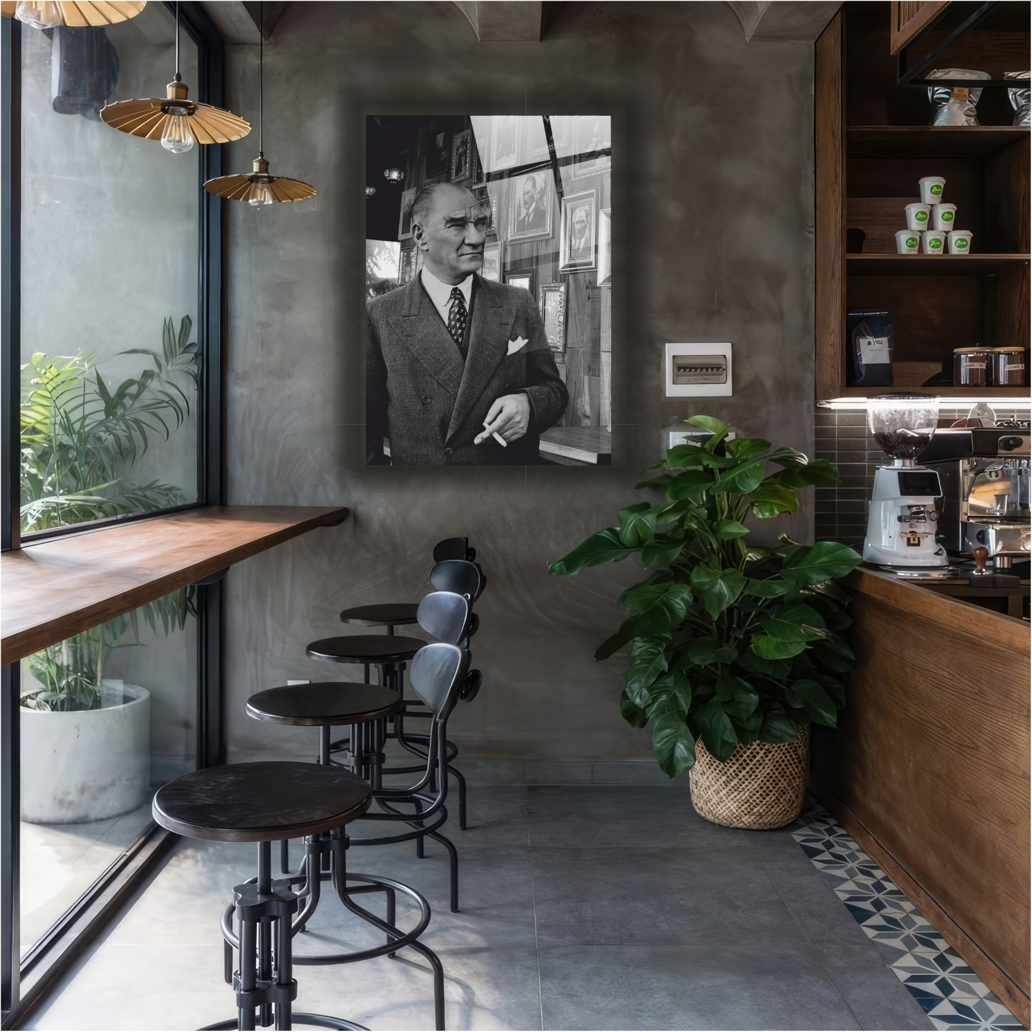 Atatürk Cam Tablo