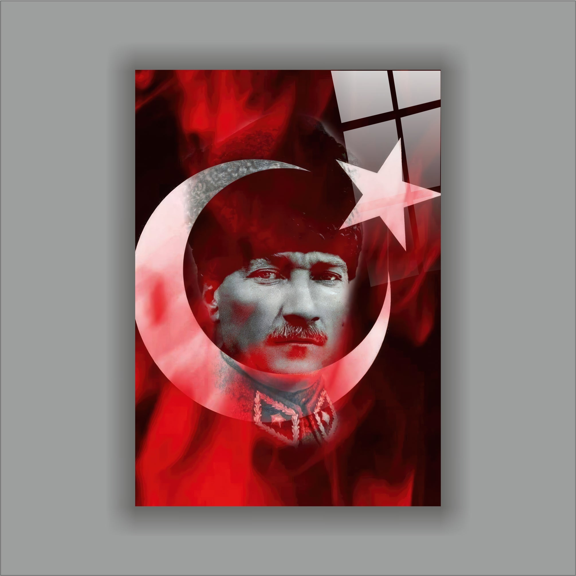 Atatürk Cam Tablo