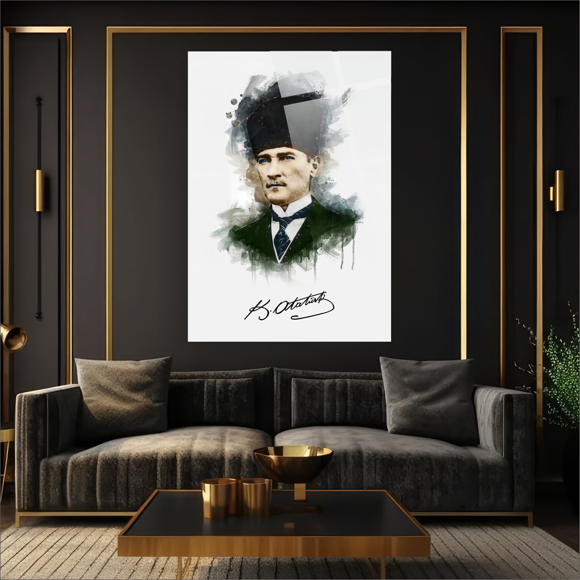 Atatürk Cam Tablo