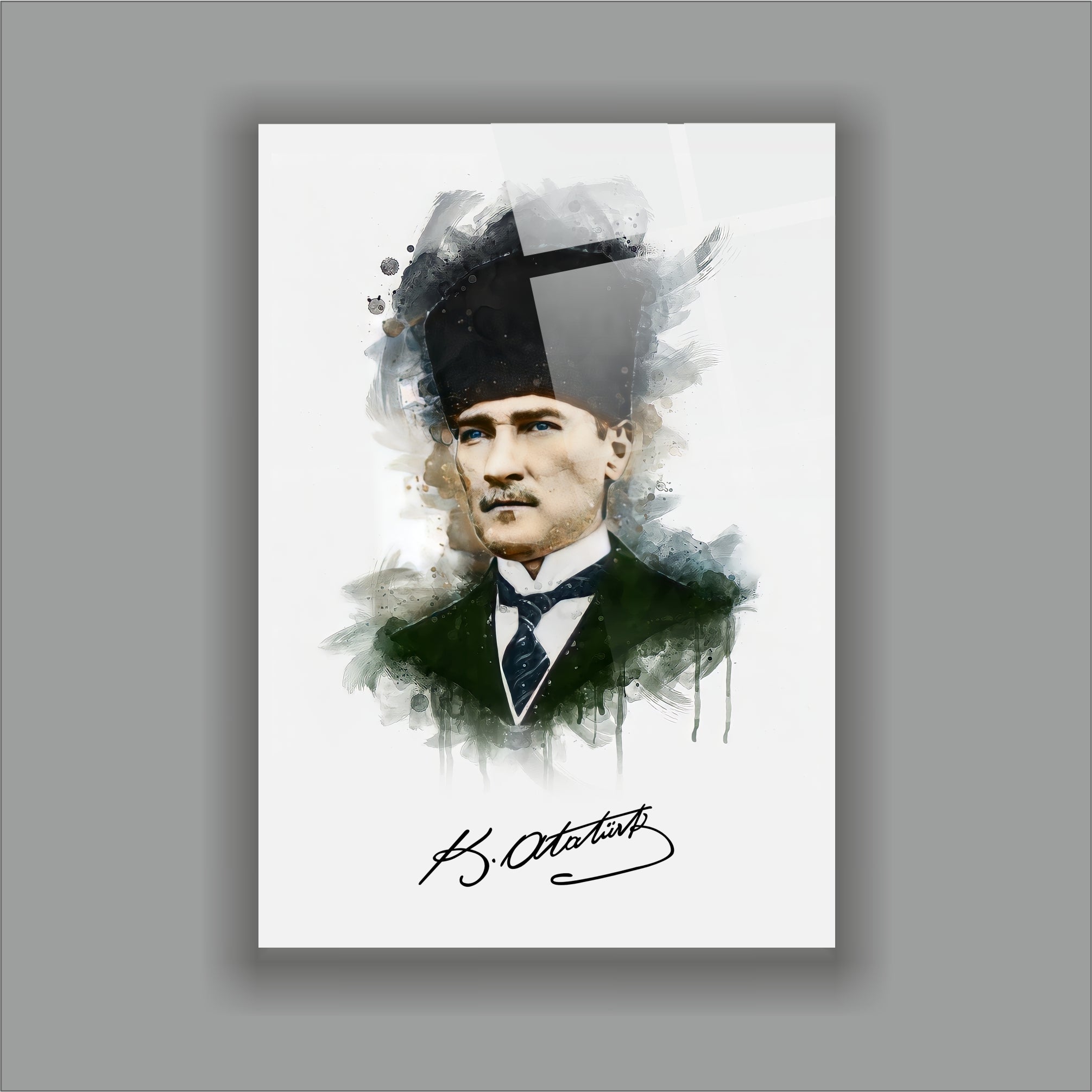Atatürk Cam Tablo