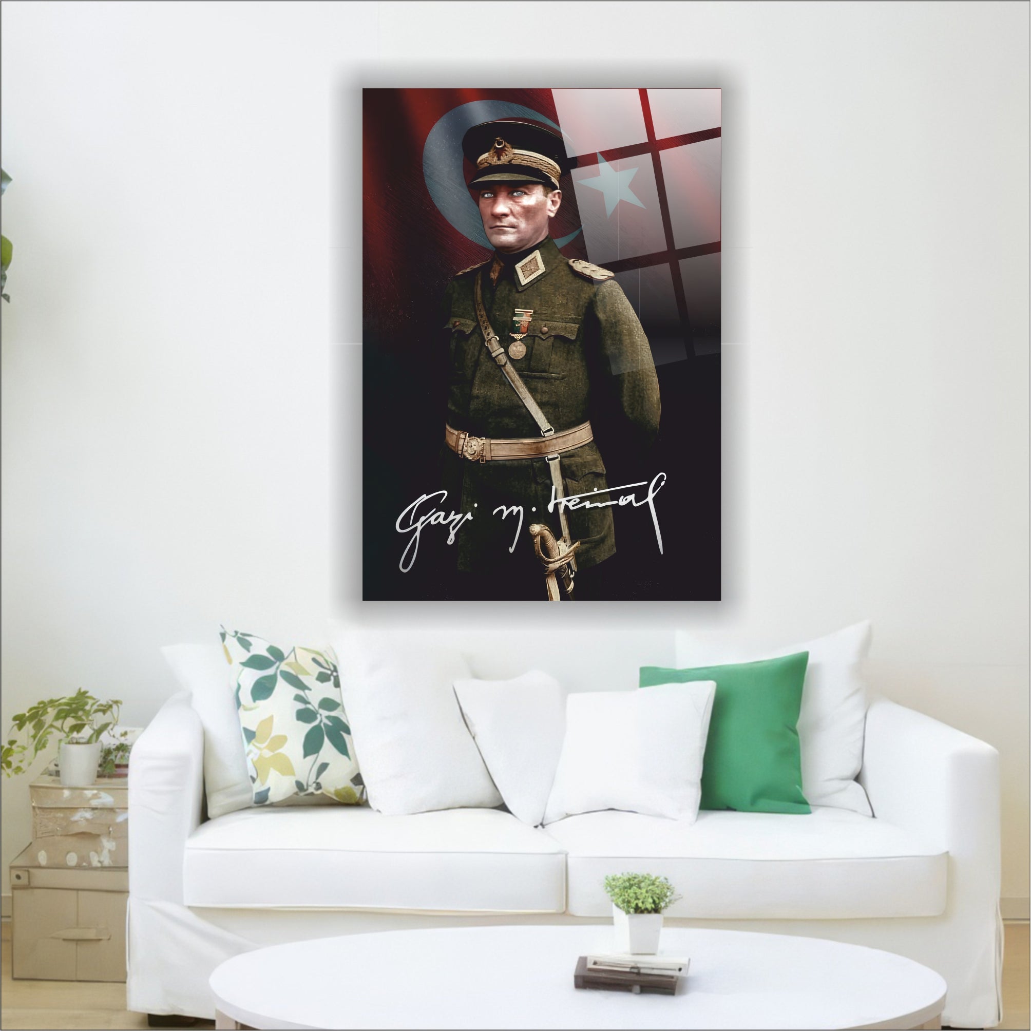 Atatürk Cam Tablo