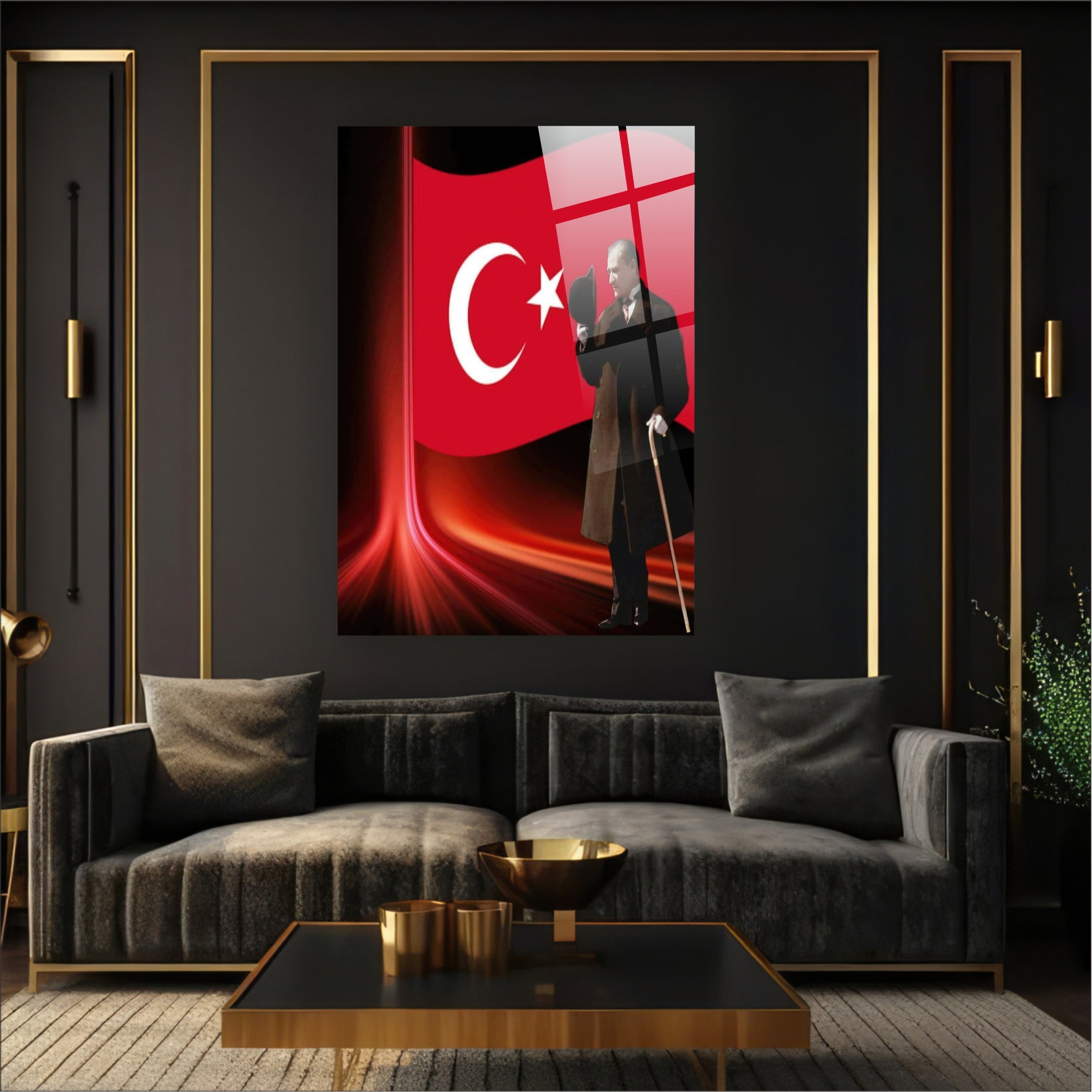Atatürk Cam Tablo
