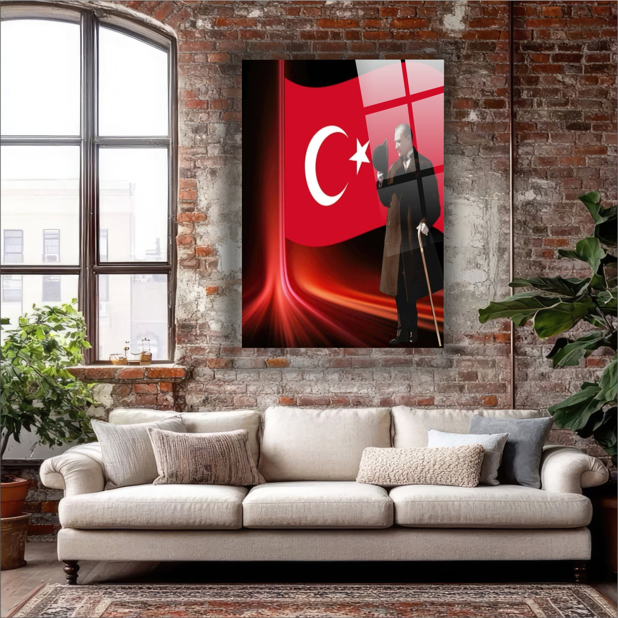 Atatürk Cam Tablo