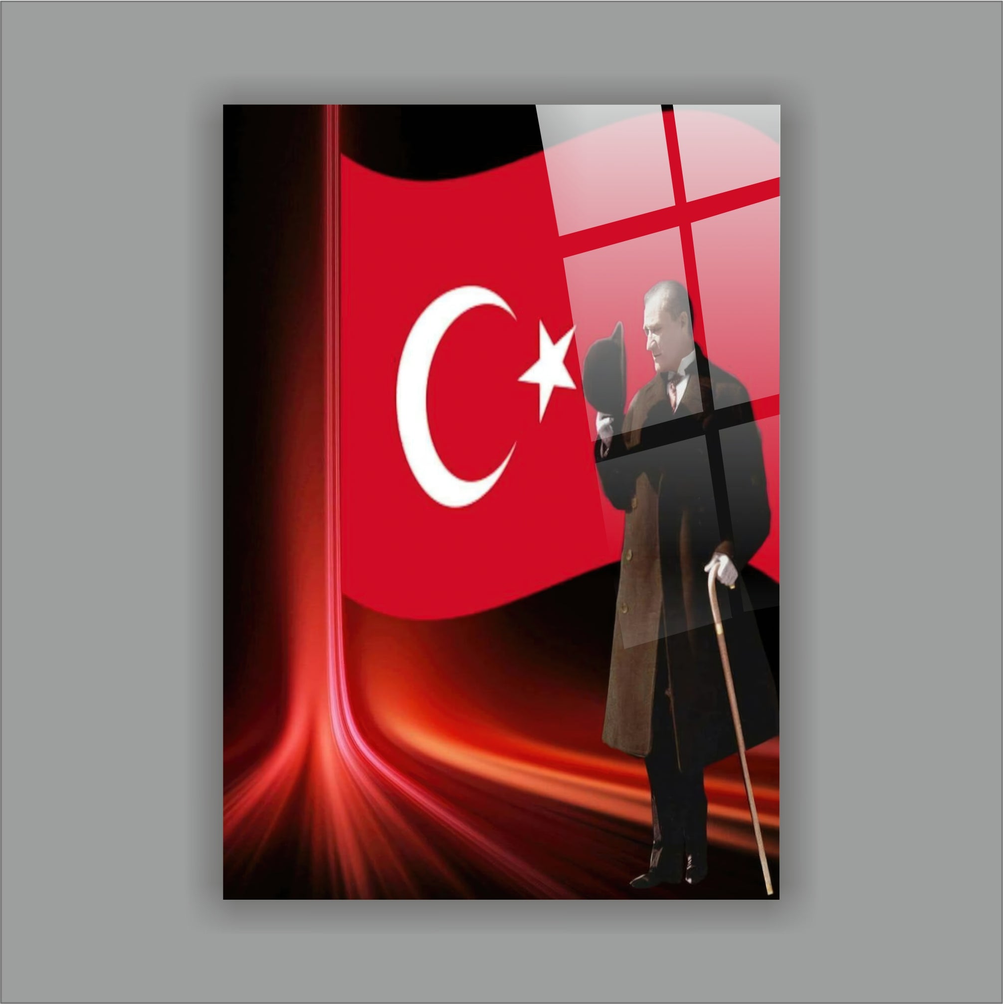 Atatürk Cam Tablo