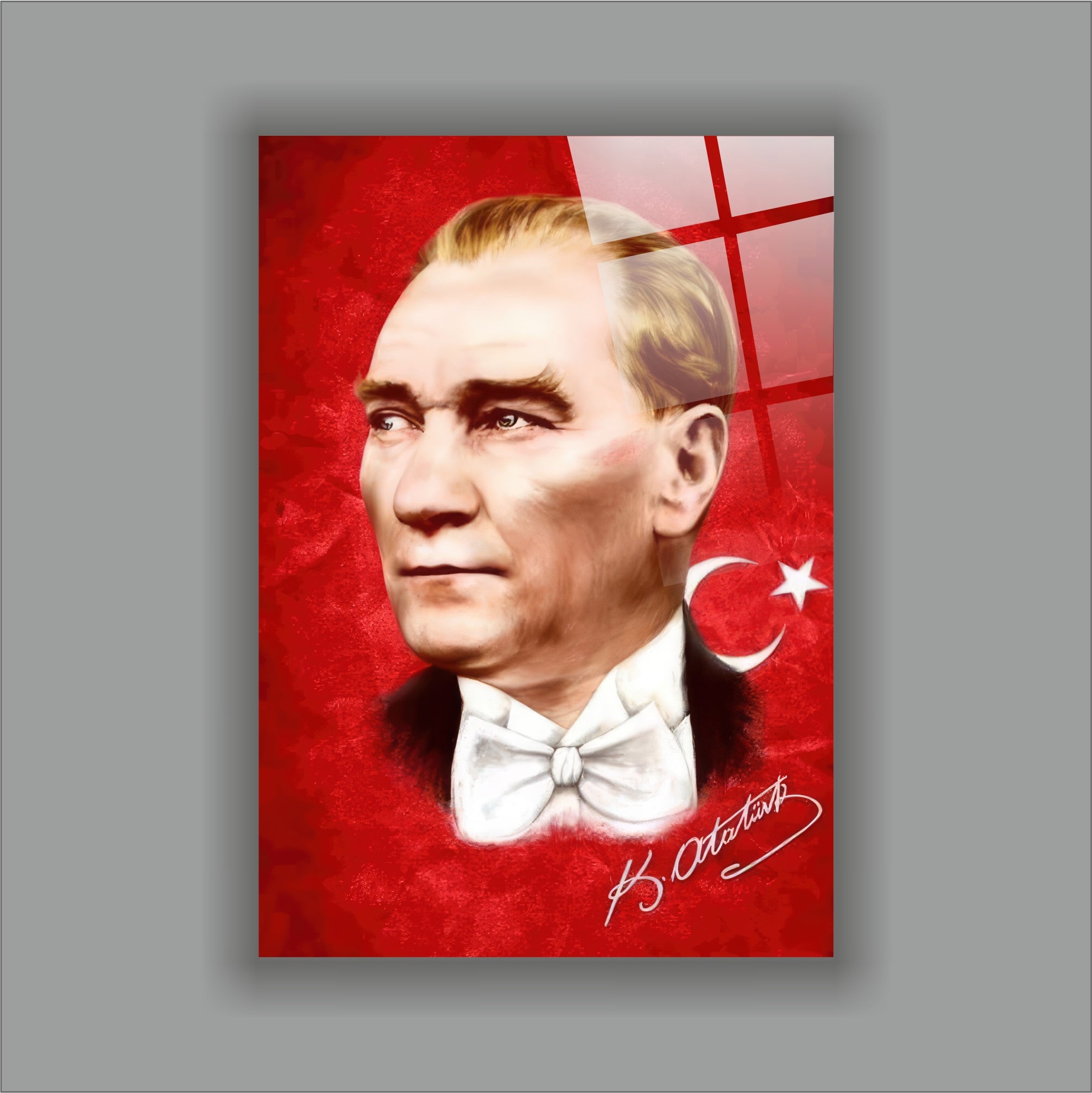 Atatürk Cam Tablo