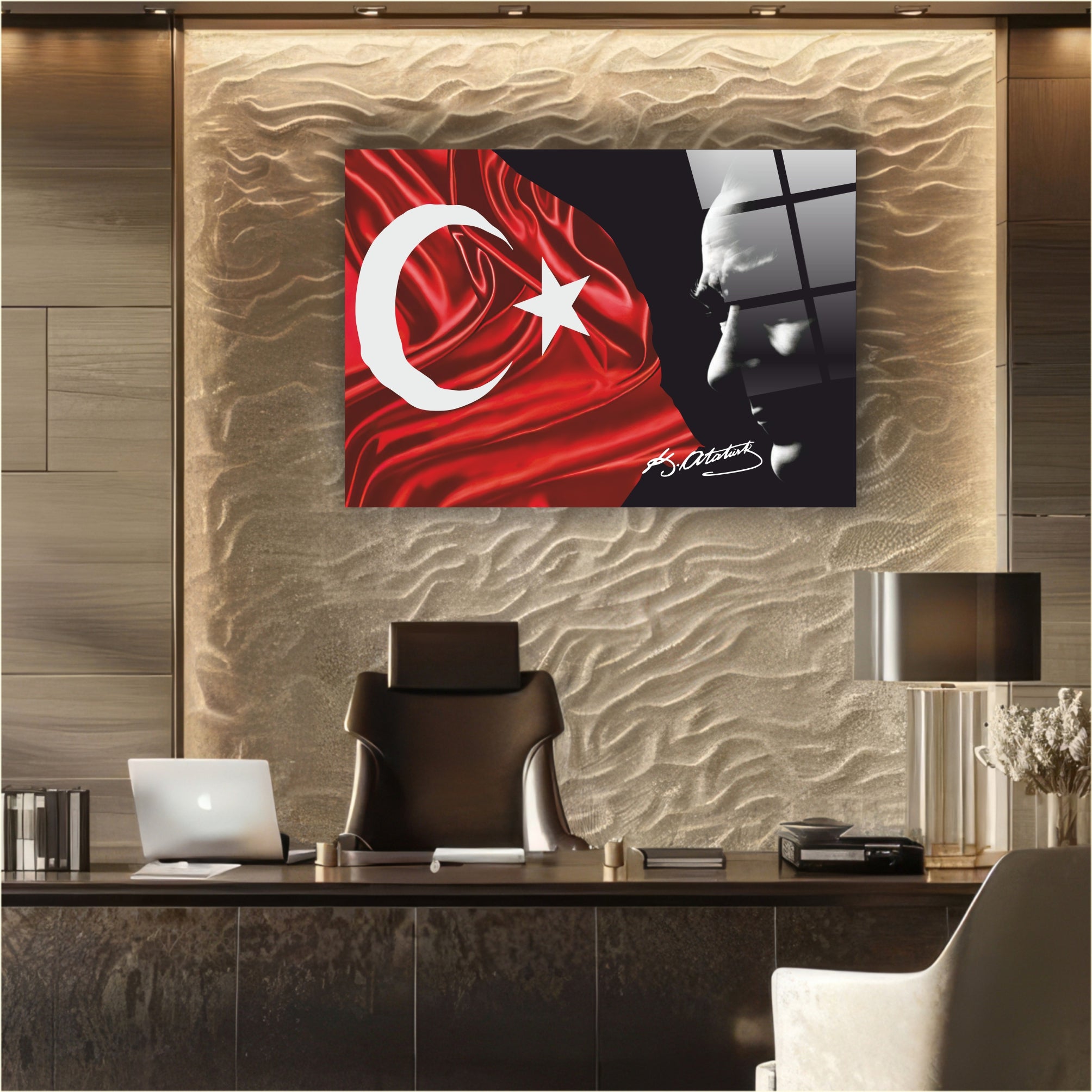 Atatürk Cam Tablo