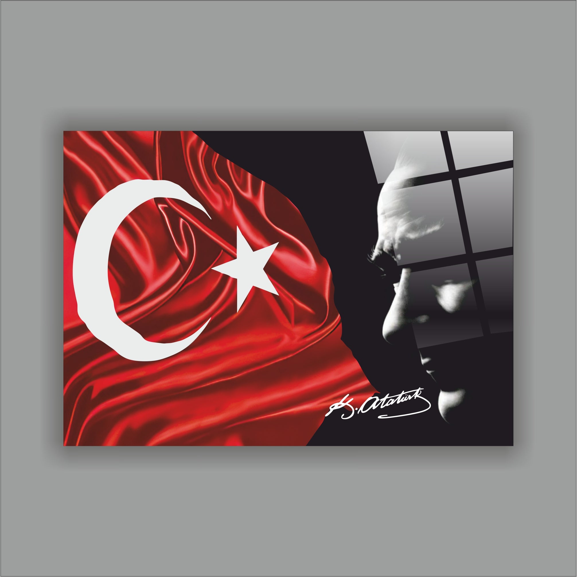 Atatürk Cam Tablo