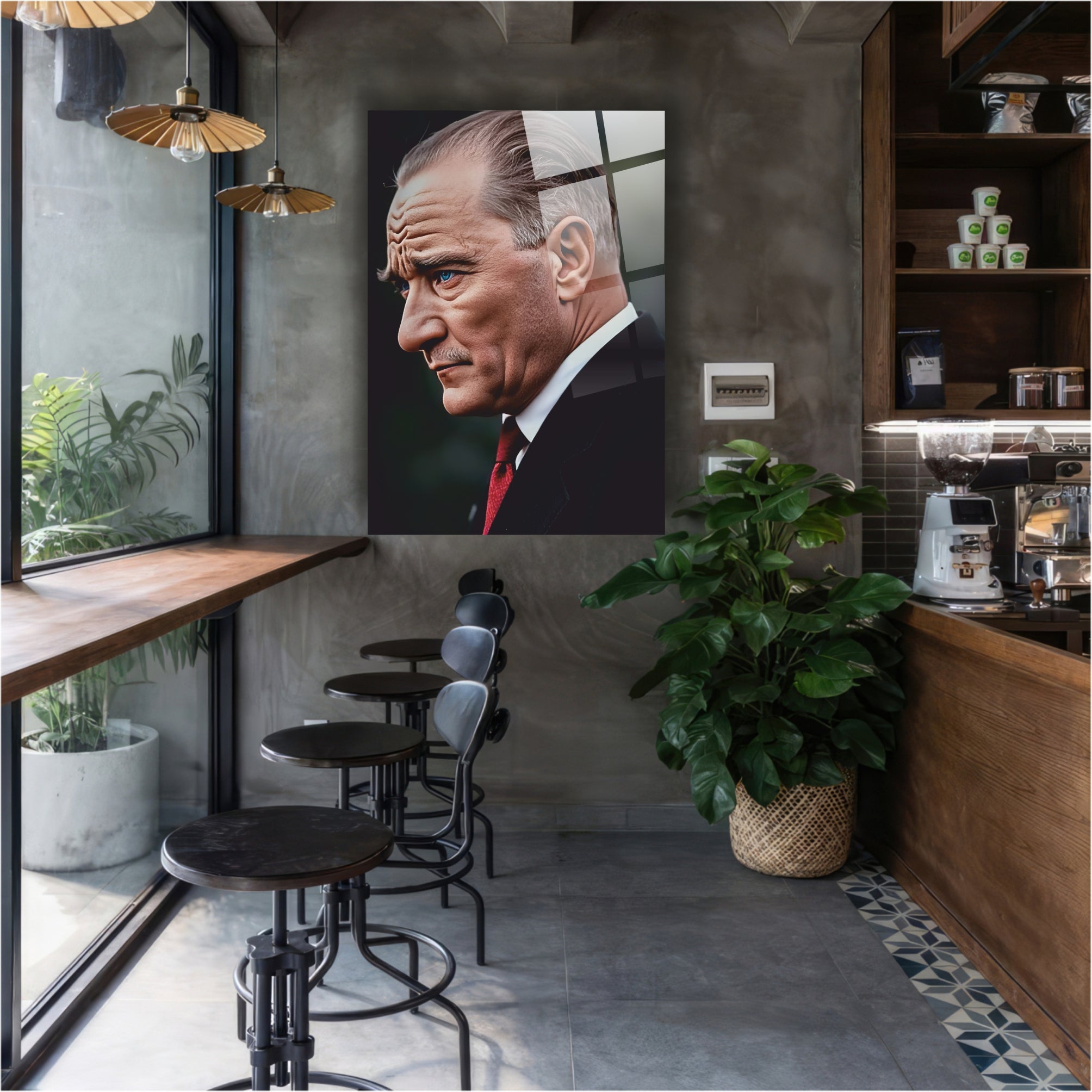 Atatürk Cam Tablo
