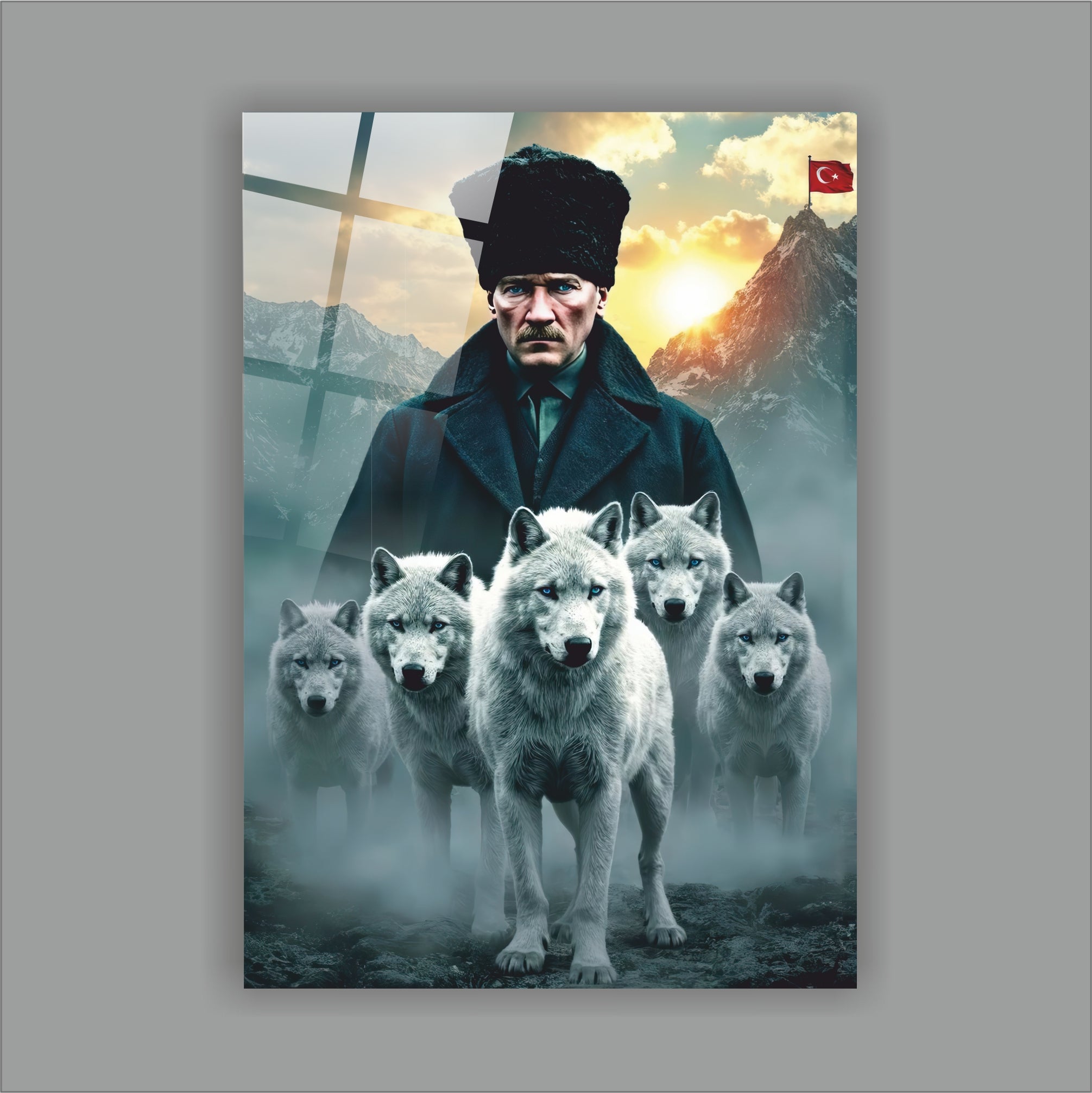Atatürk Cam Tablo