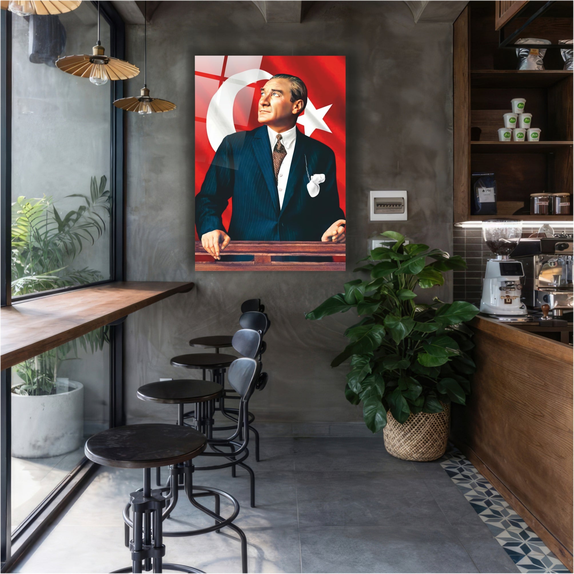 Atatürk Cam Tablo