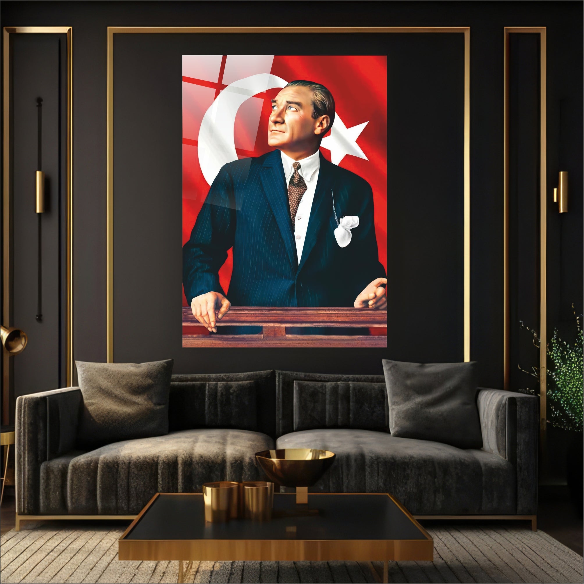 Atatürk Cam Tablo