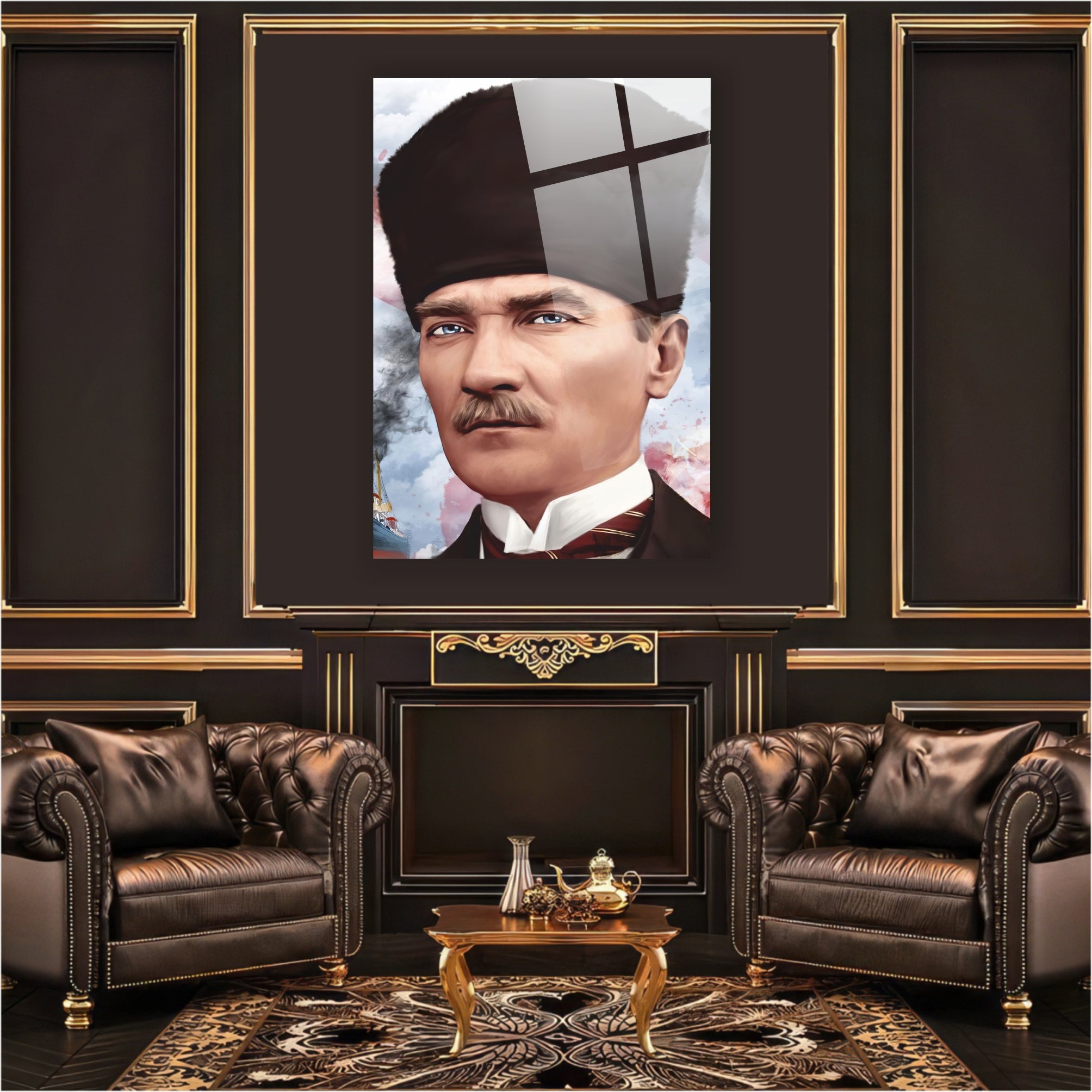 Atatürk Cam Tablo