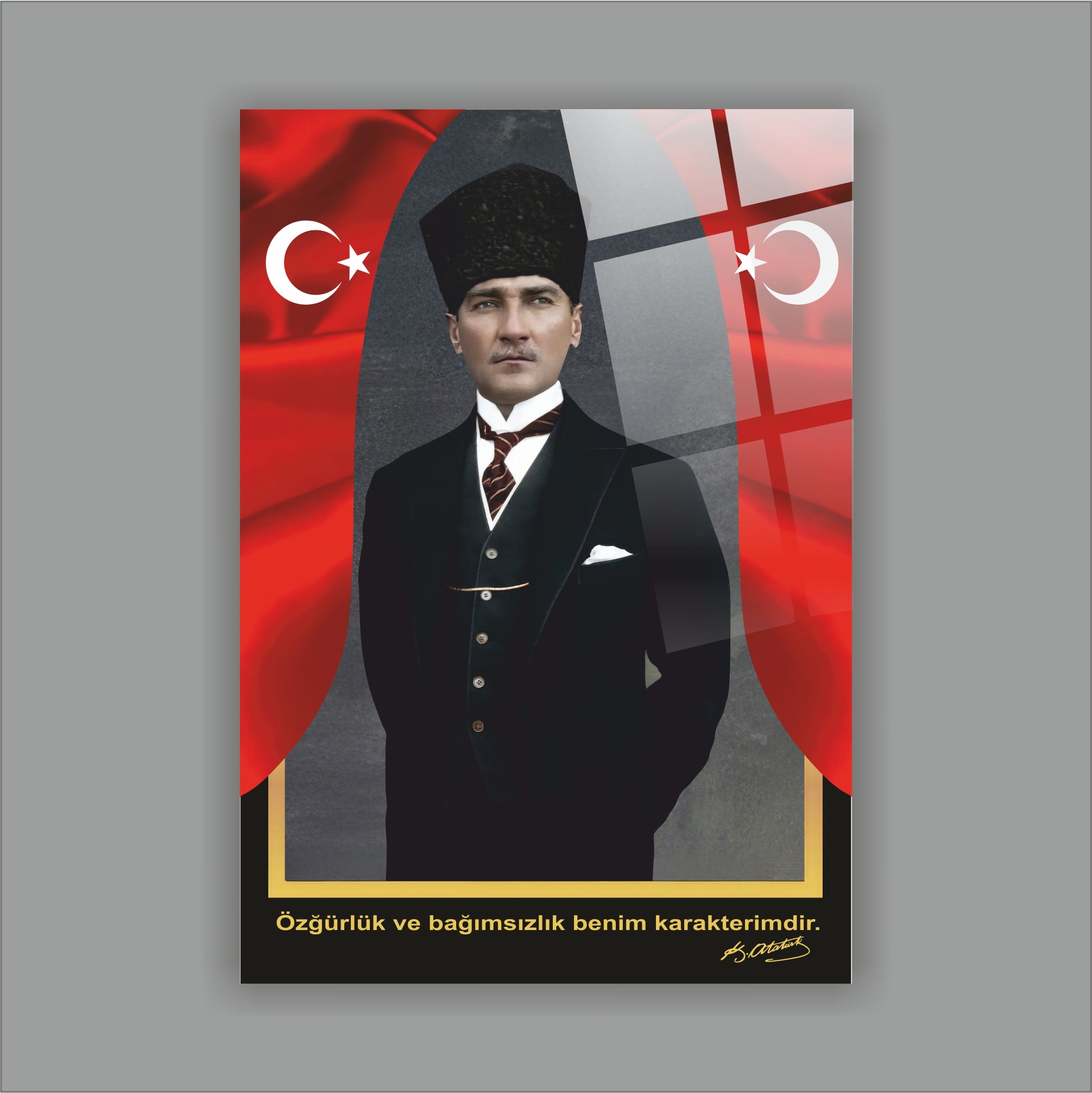 Atatürk Cam Tablo