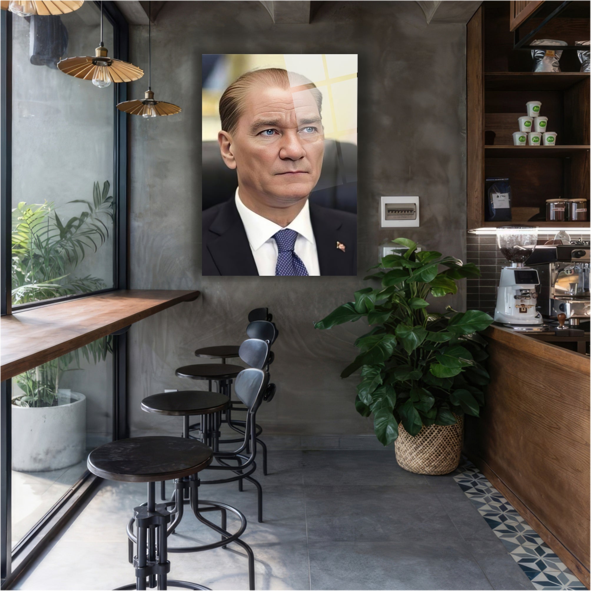 Atatürk Cam Tablo