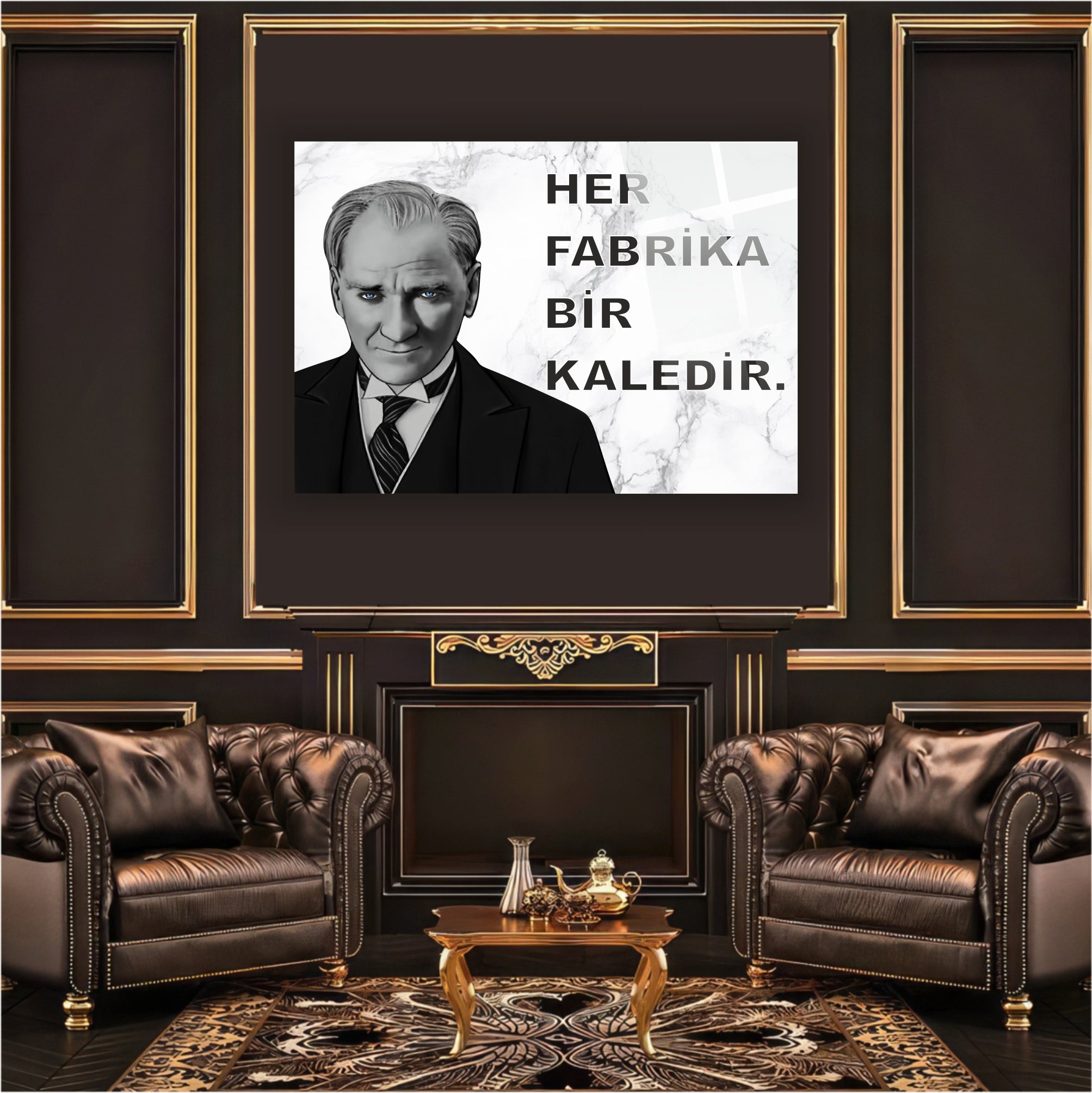 Atatürk Cam Tablo