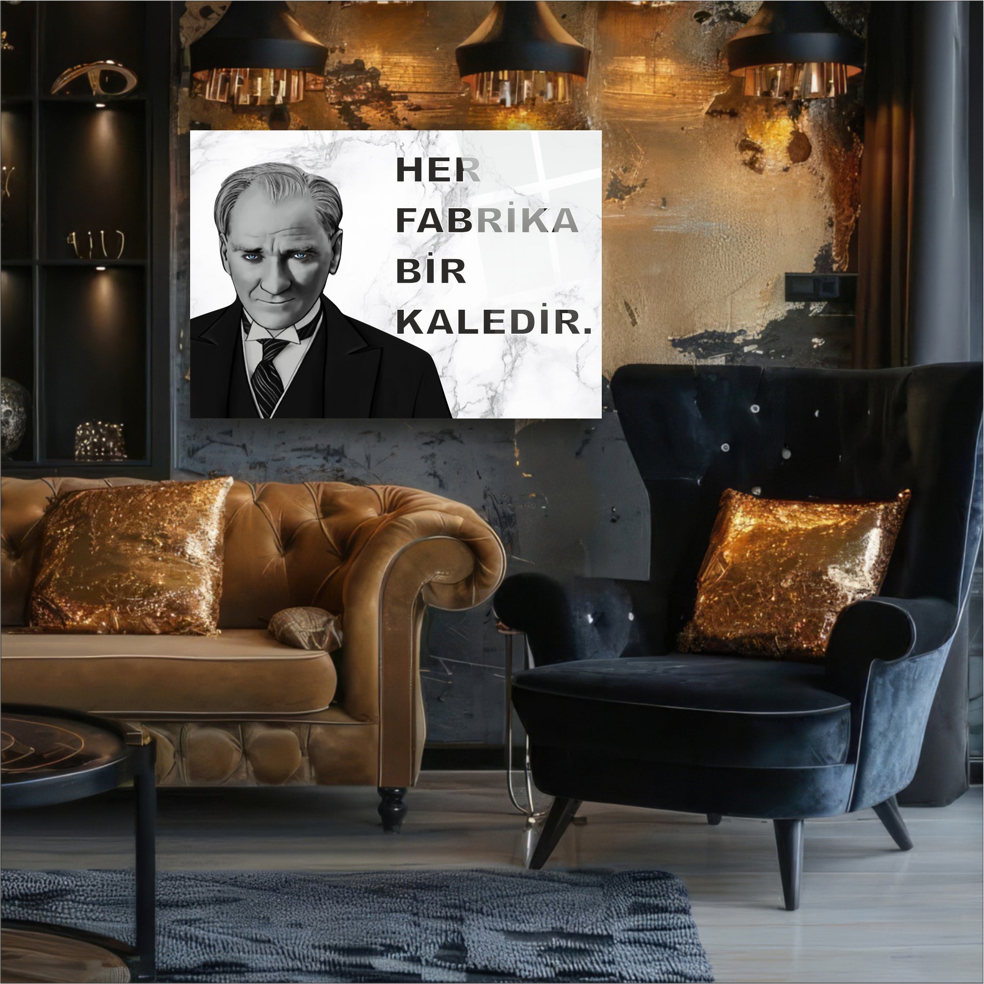 Atatürk Cam Tablo