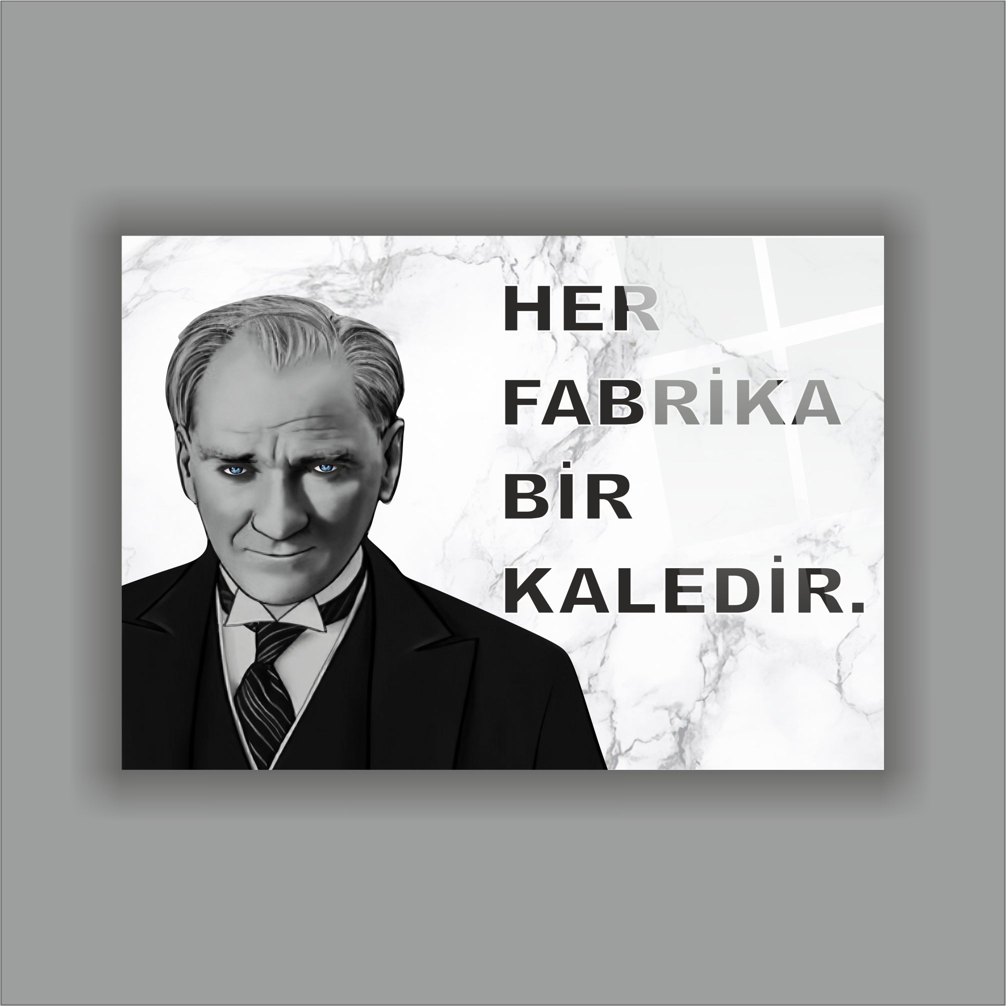 Atatürk Cam Tablo