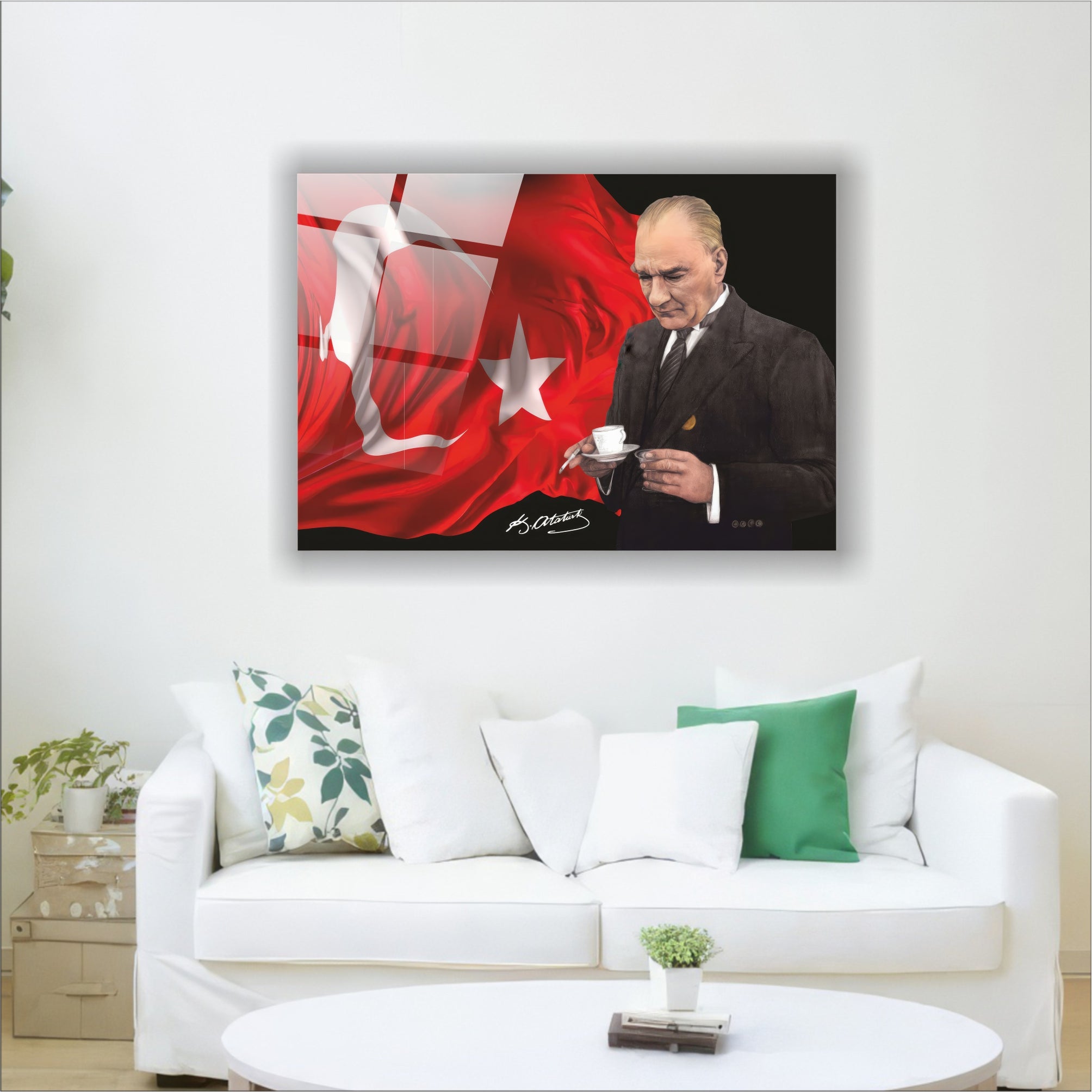 Atatürk Cam Tablo