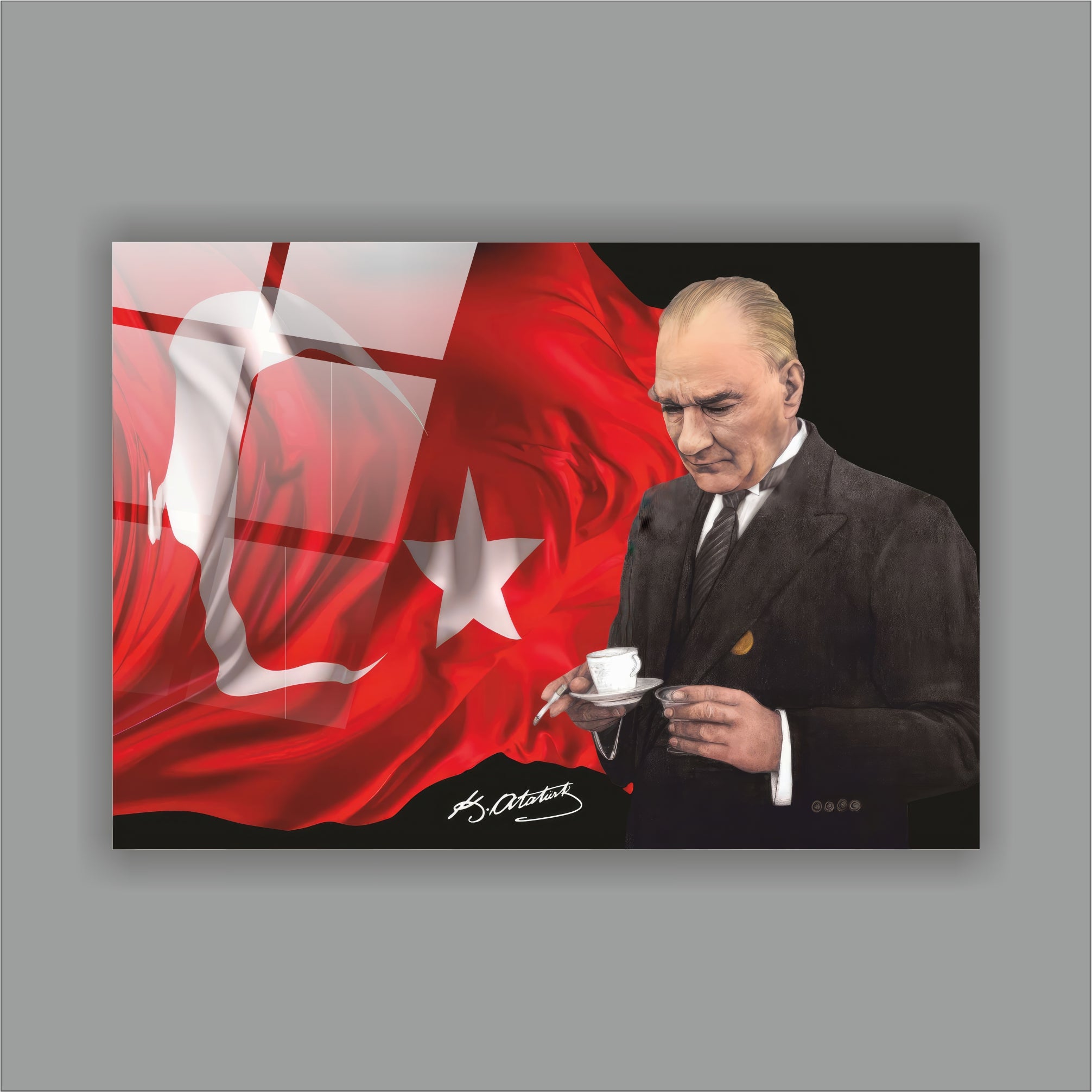Atatürk Cam Tablo