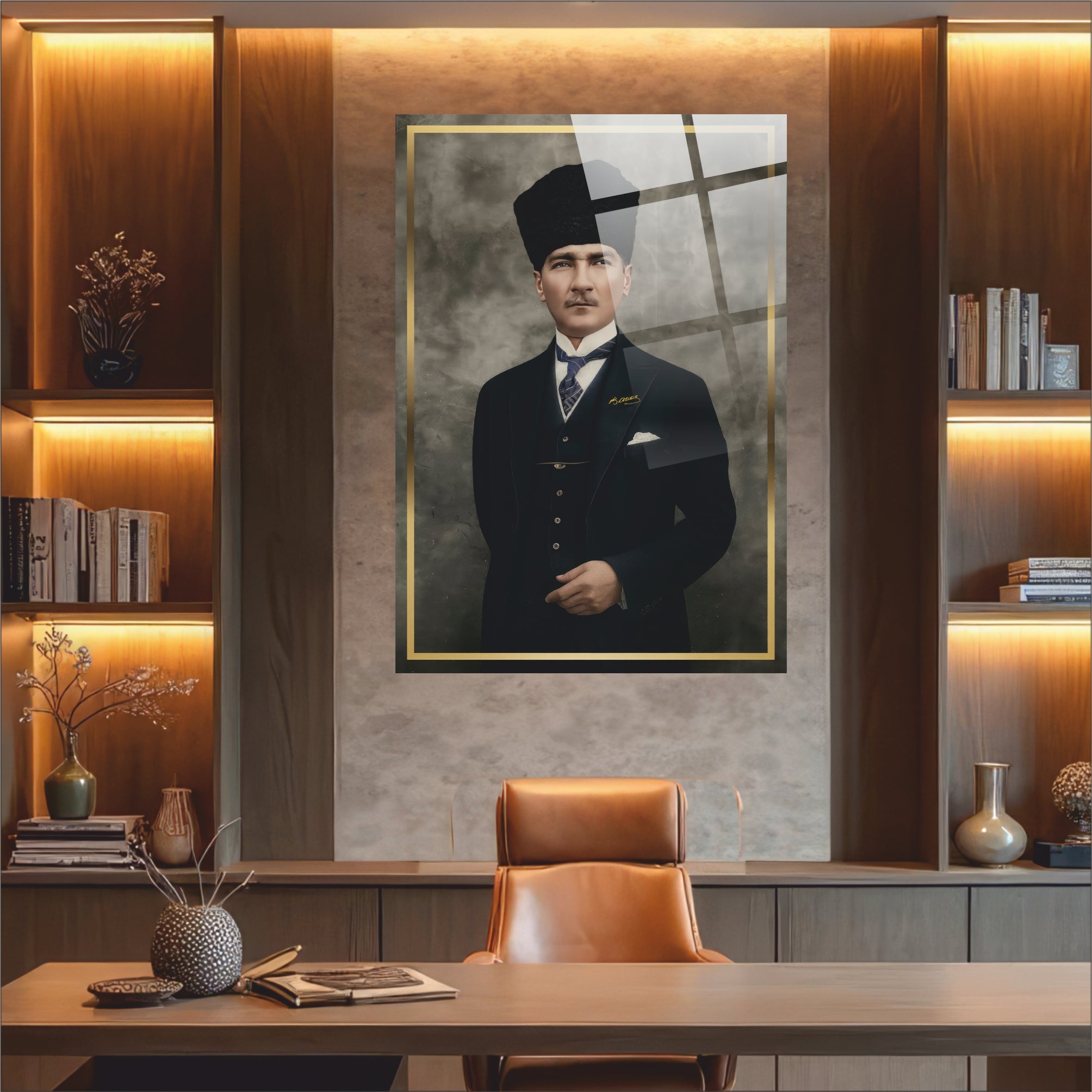 Atatürk Cam Tablo