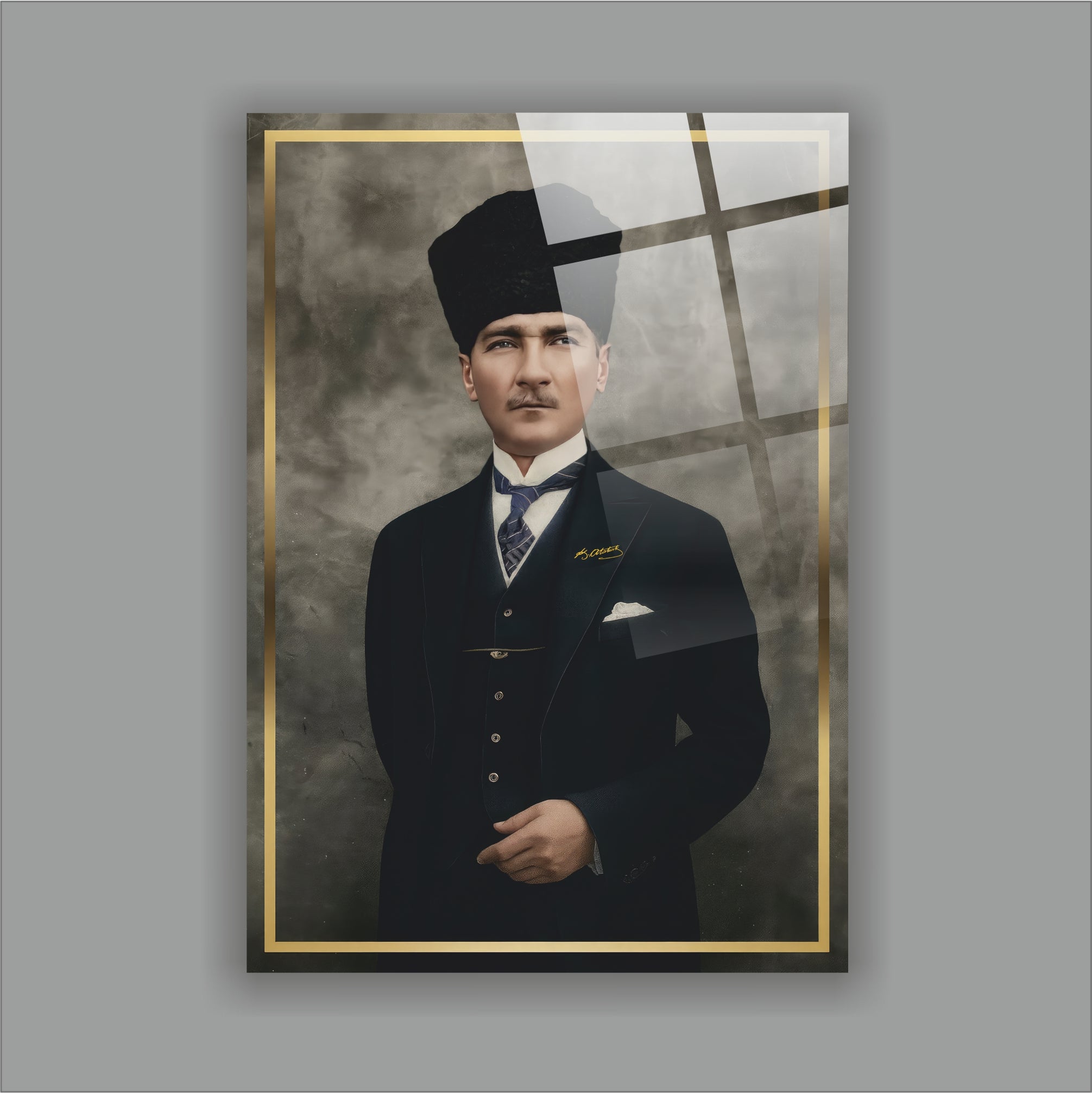 Atatürk Cam Tablo