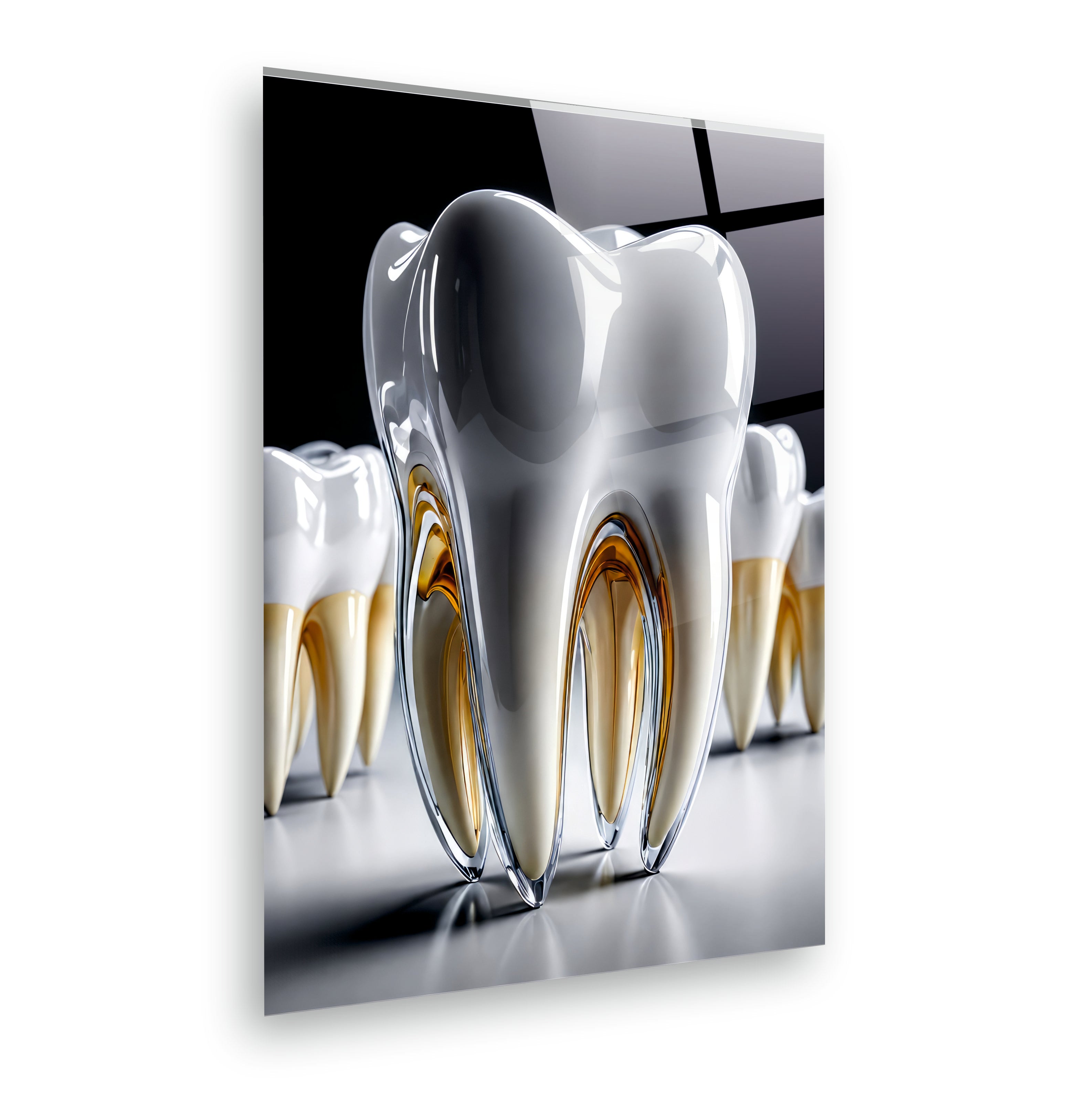 DİŞ-3 Modern Diş Anatomisi Cam Tablo