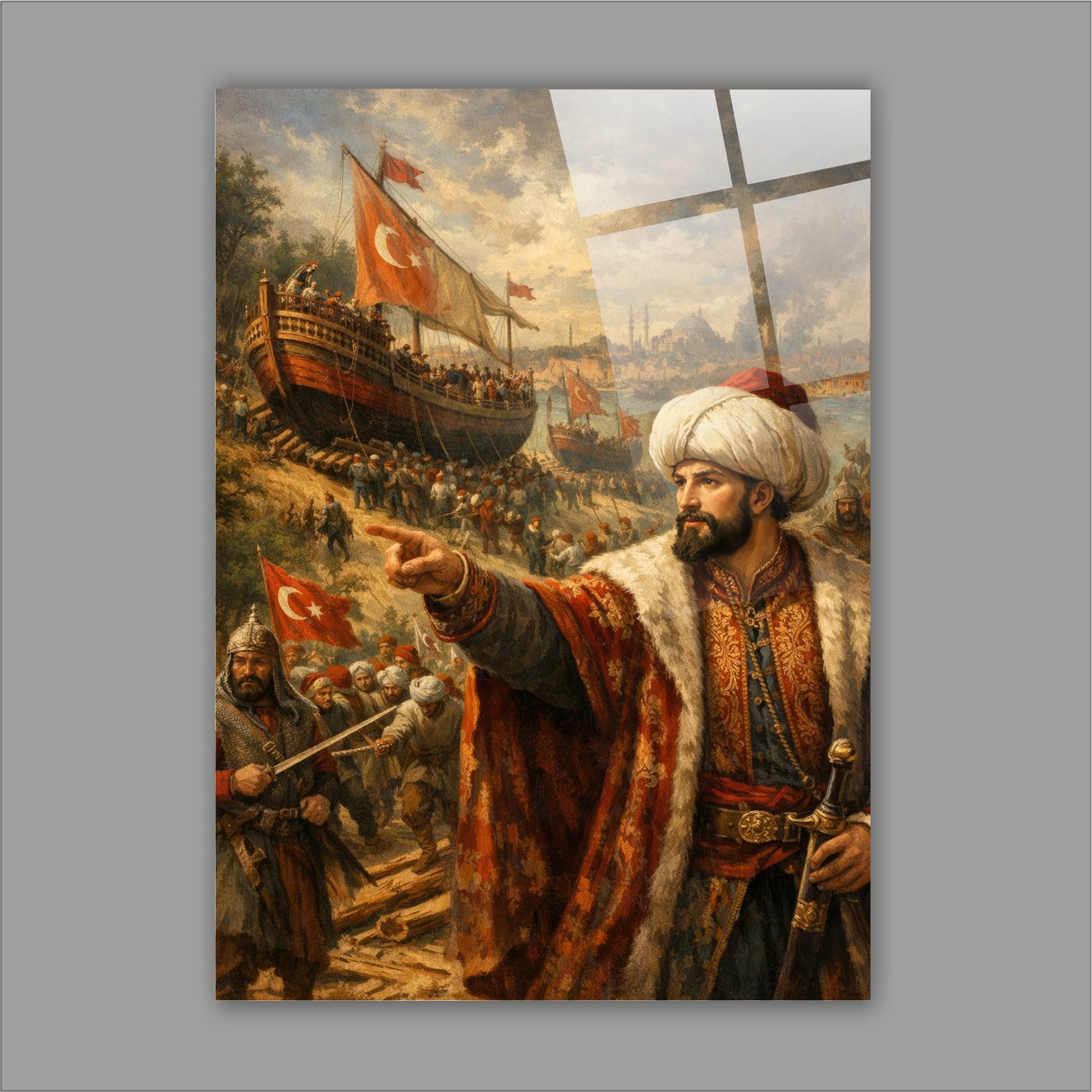 OSMANLI-73 Fatih Sultan Mehmet İstanbul'un Fethi ve Osmanlı Donanması Tasarımı